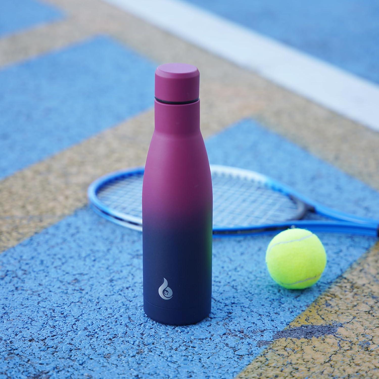 Botella de Agua Aislada BJPKPK 500ml Acero Inoxidable Doble Pared