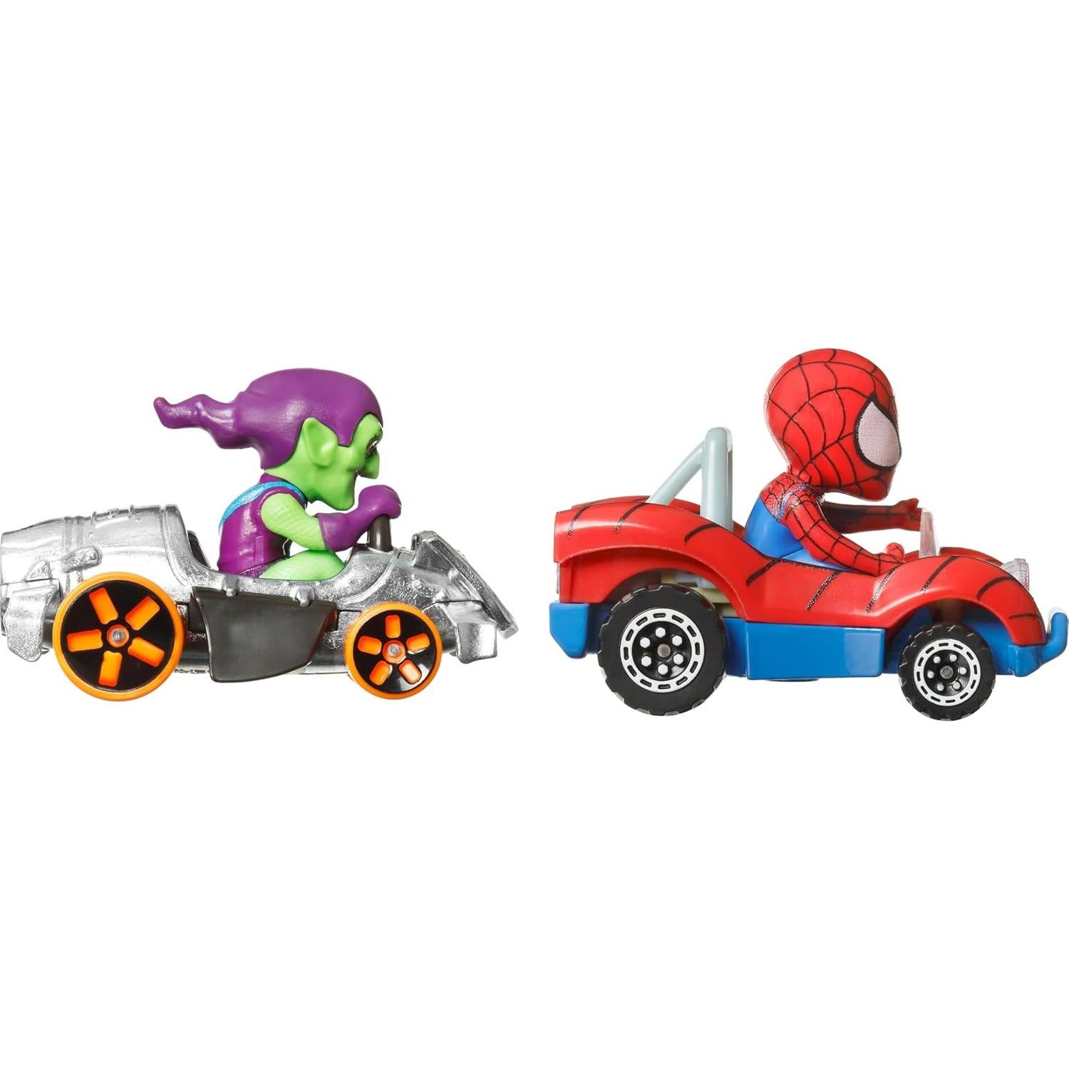 Hot Wheels Conjunto de Pista Spider-Man y Black Panther 1:64