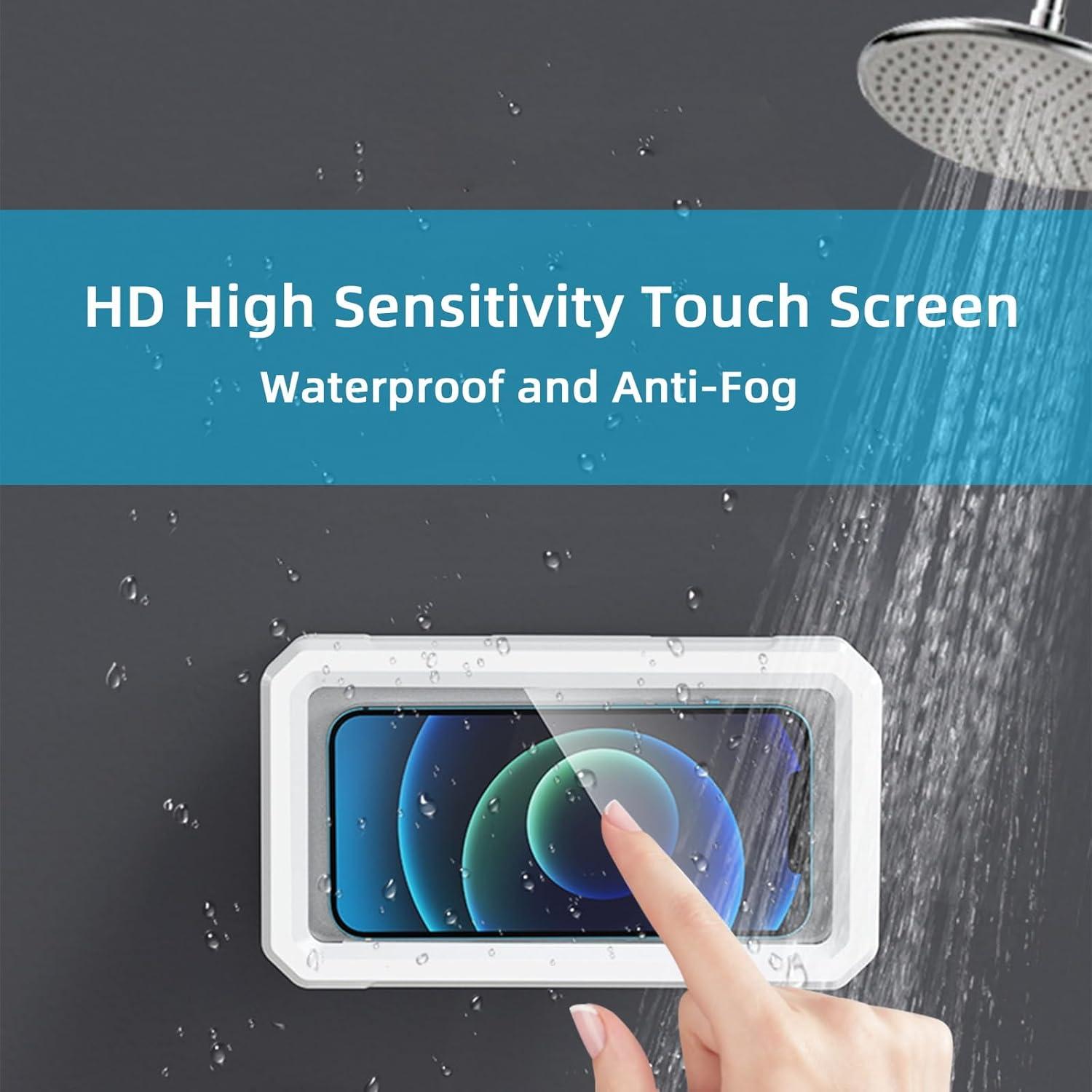 Soporte para Teléfono de Ducha Impermeable DOSAKEIKO Ajustable