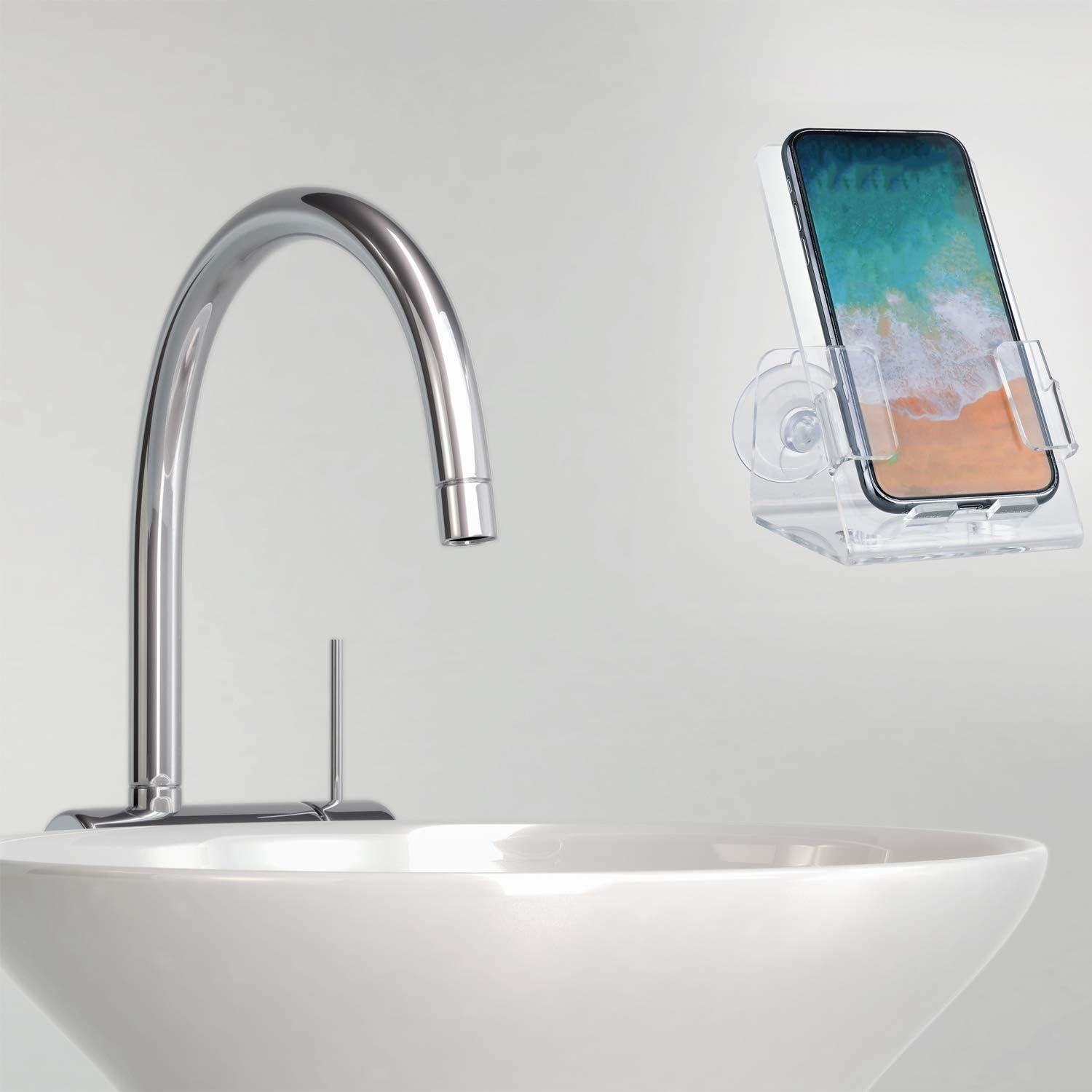 Soporte para Teléfono Celular de Baño JZMYXA con Ventosas
