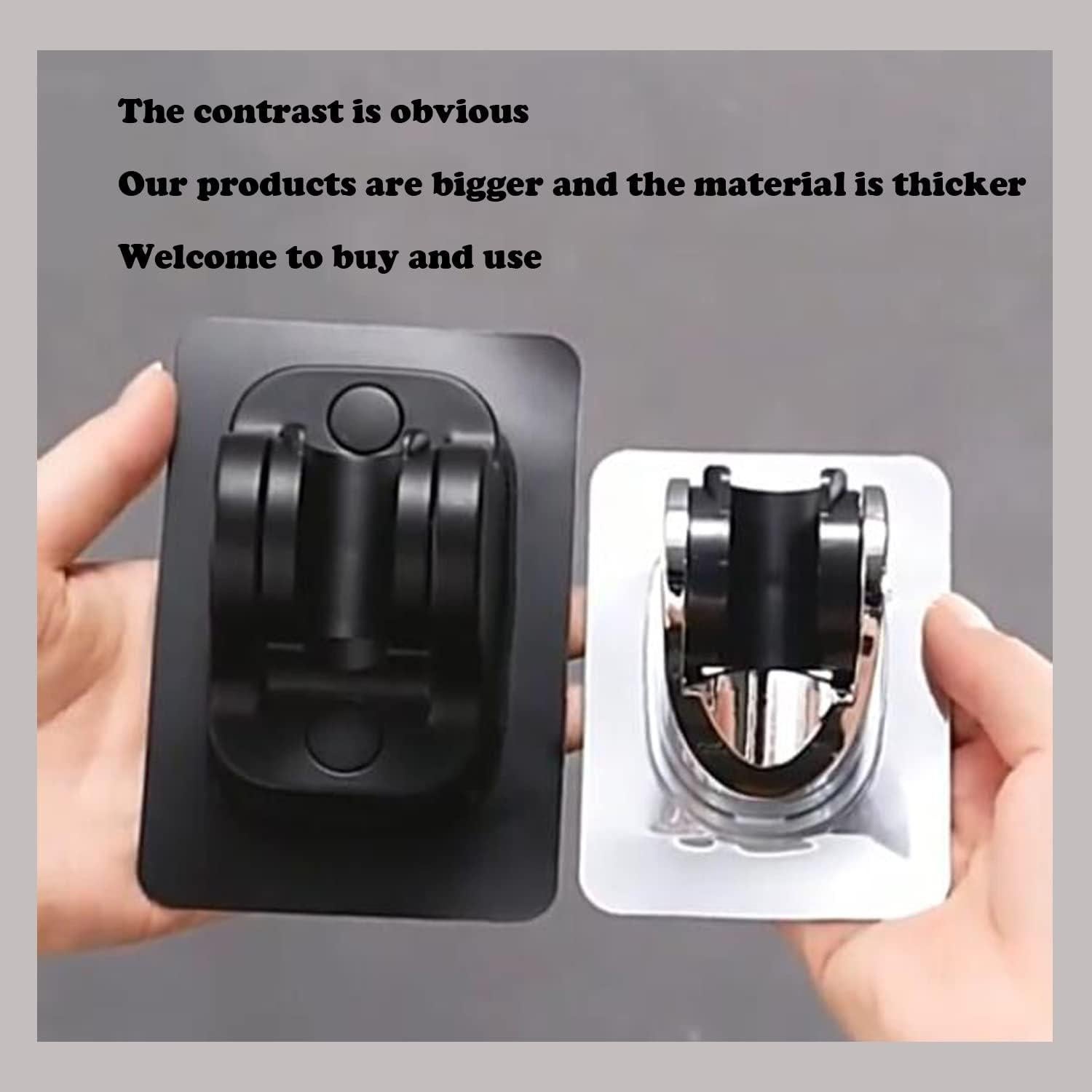 Soporte de Ducha de Mano Ajustable DASITON Negro para Pared