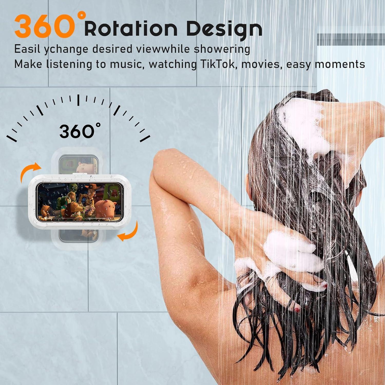 Soporte de Teléfono Impermeable para Ducha Sriomny 4-7"