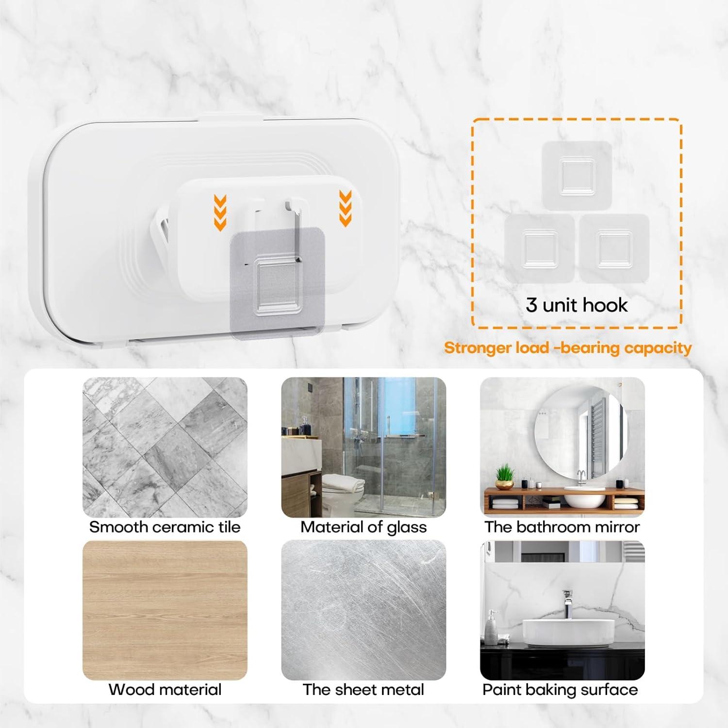 Soporte de Teléfono Impermeable para Ducha Sriomny 4-7"