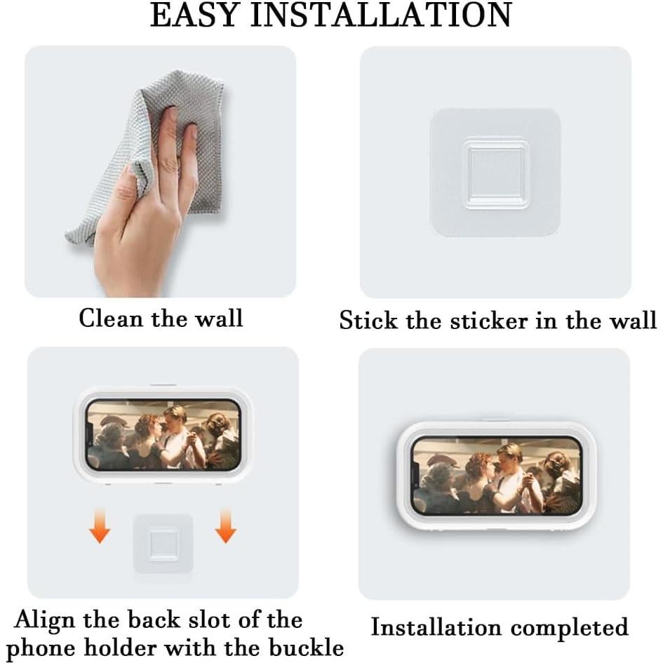 Soporte para Teléfono de Ducha CSBXC a Prueba de Agua 360°