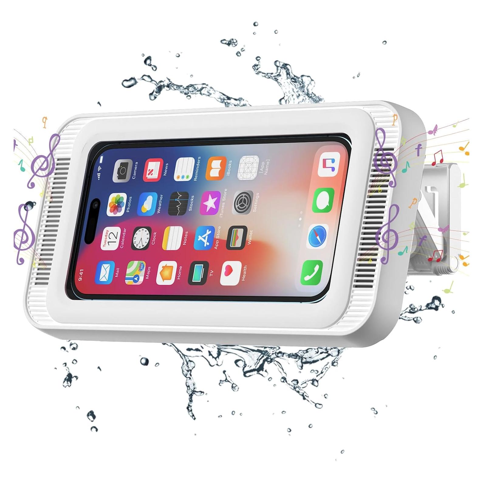 Soporte para Teléfono de Ducha KUNSLUCK IPX6 Rotación 360°