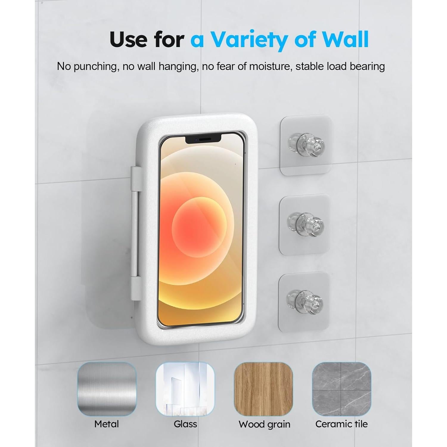 Estuche Impermeable para Teléfono en la Ducha SOPORTE 2024