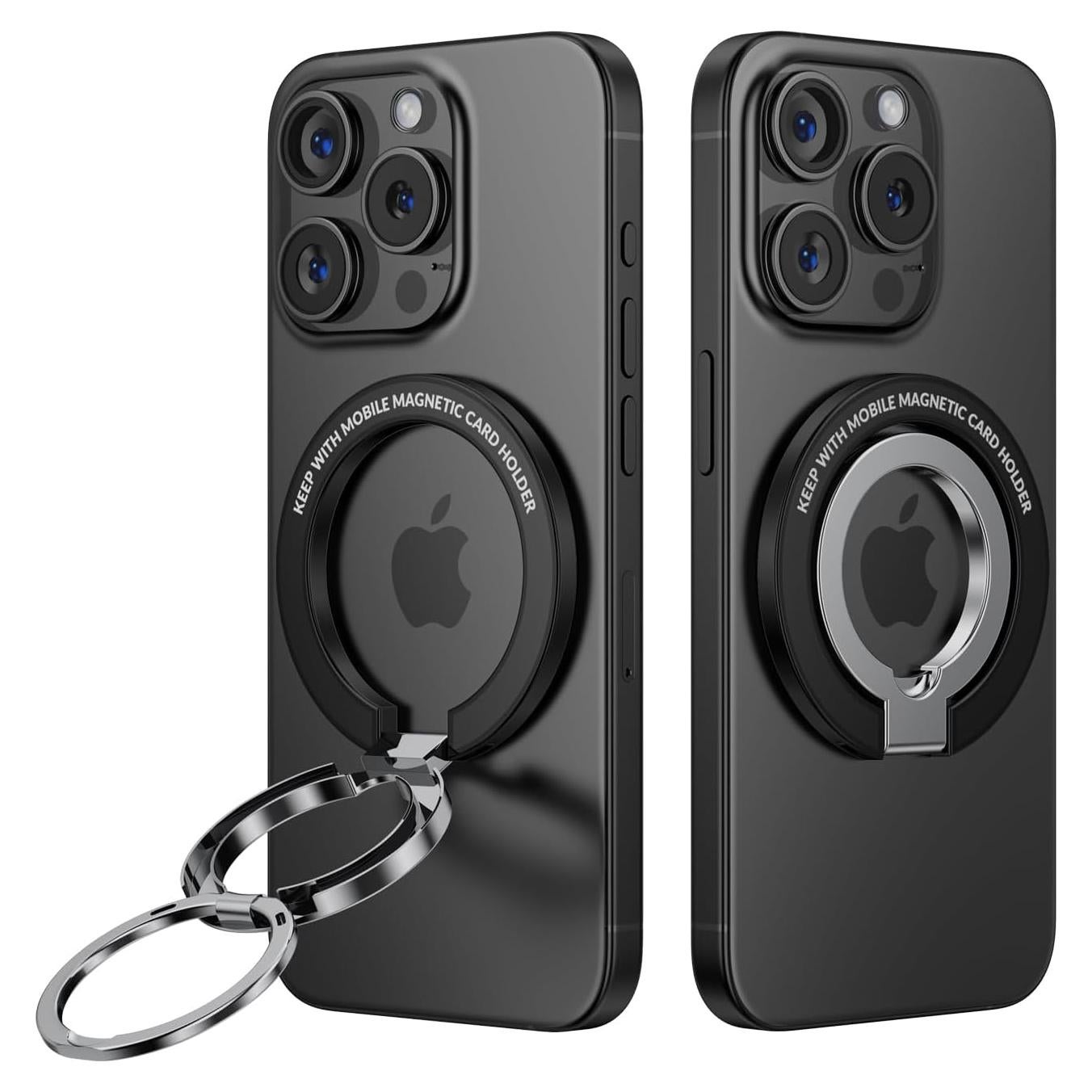 SoPii Soporte Magnético para Teléfono Ajustable Negro