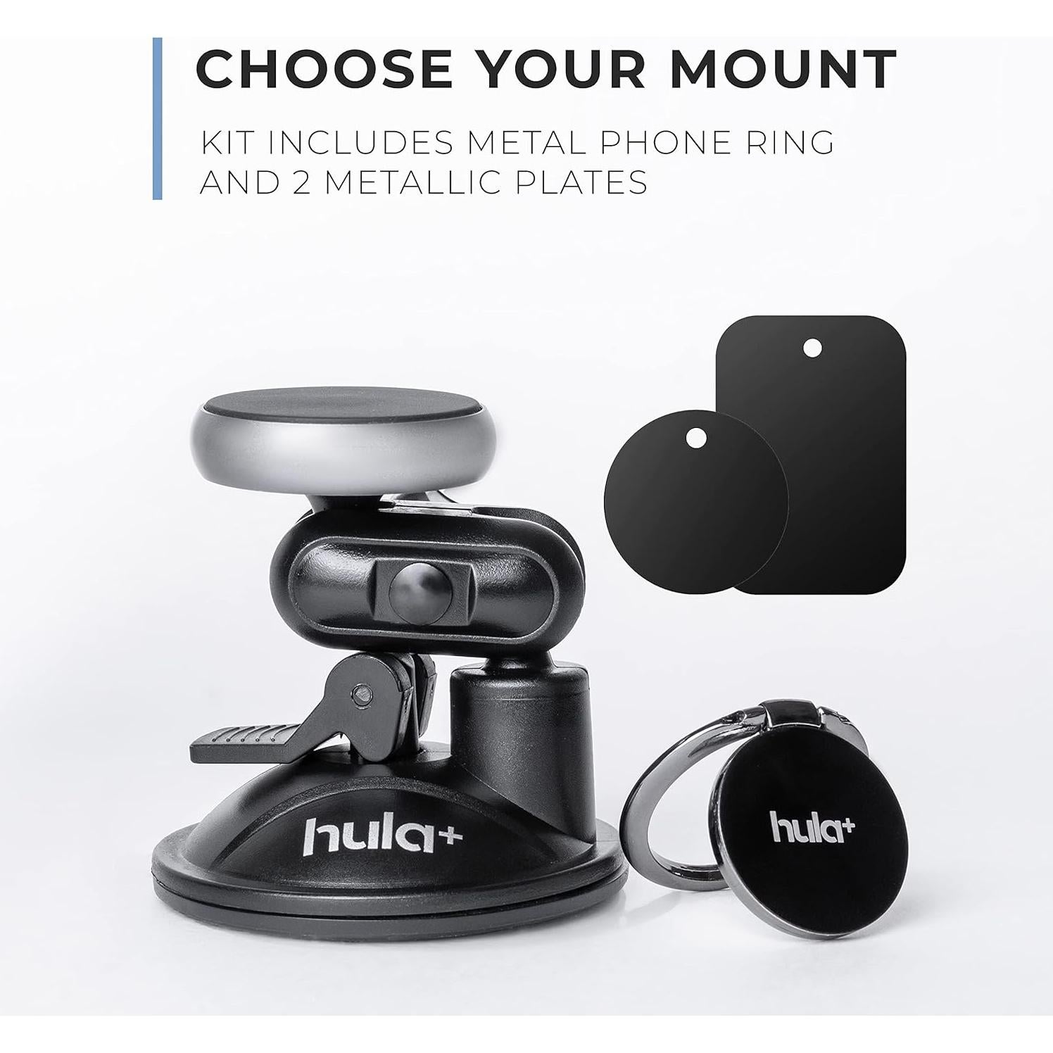 Soporte Magnético para Teléfono hula+ Ajustable Gris Espacial