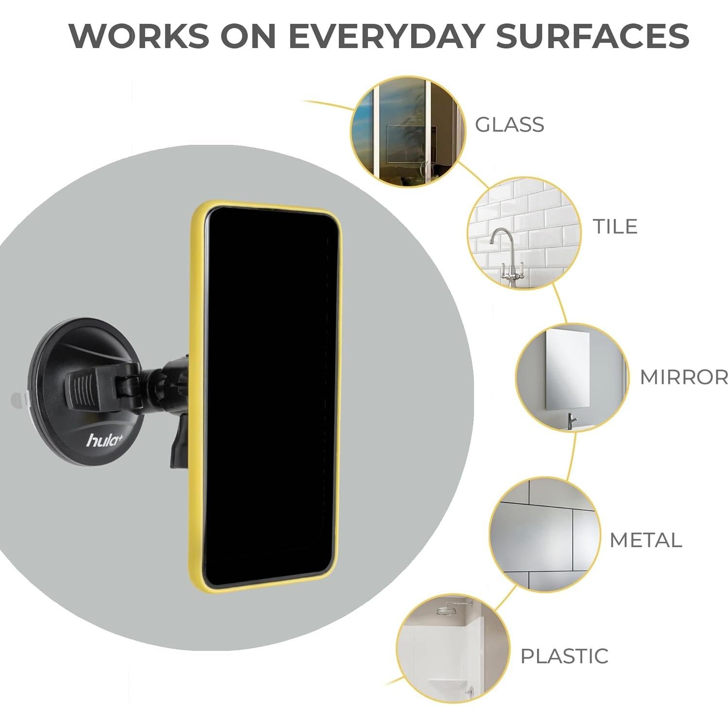 Soporte Magnético para Teléfono hula+ Ajustable Gris Espacial