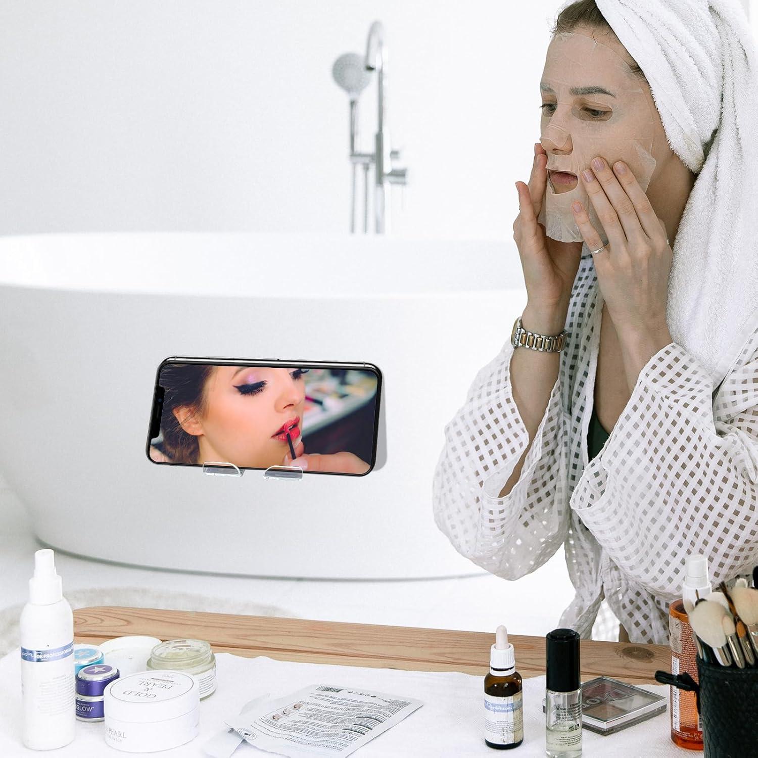 Soporte de Teléfono de Pared Tesoros Diarios con Espejo 2 Pzas