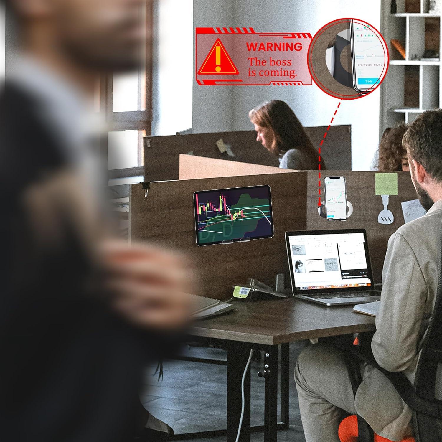 Soporte de Teléfono de Pared Tesoros Diarios con Espejo 2 Pzas