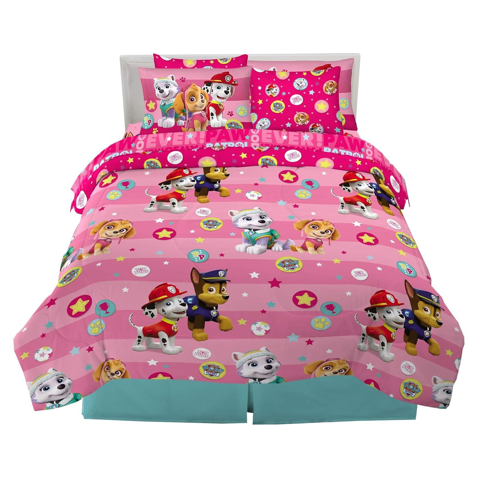 Conjunto de Ropa de Cama Paw Patrol Franco 7 Piezas Completo