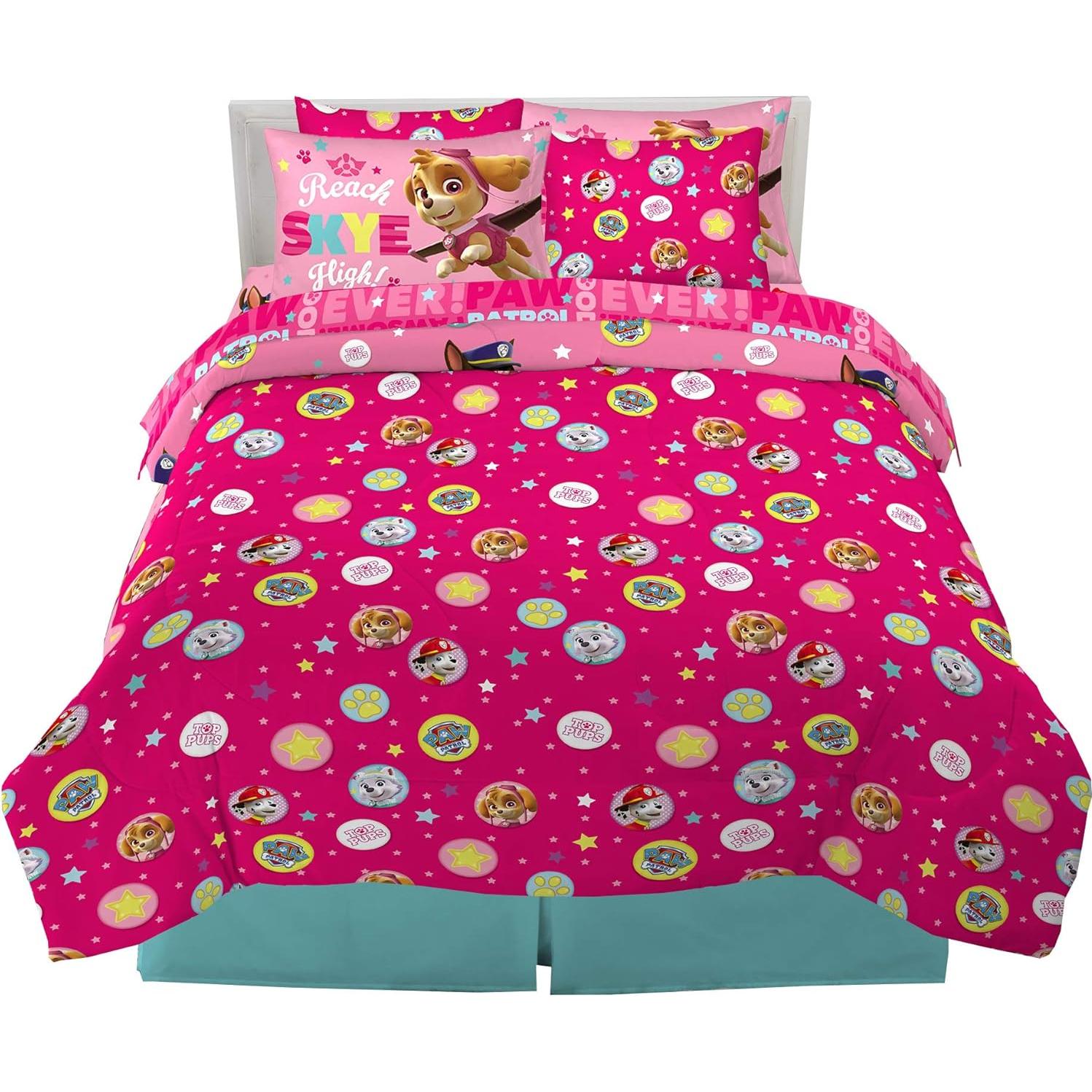 Conjunto de Ropa de Cama Paw Patrol Franco 7 Piezas Completo