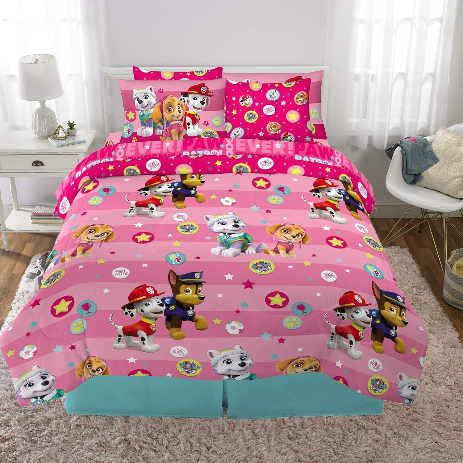 Conjunto de Ropa de Cama Paw Patrol Franco 7 Piezas Completo