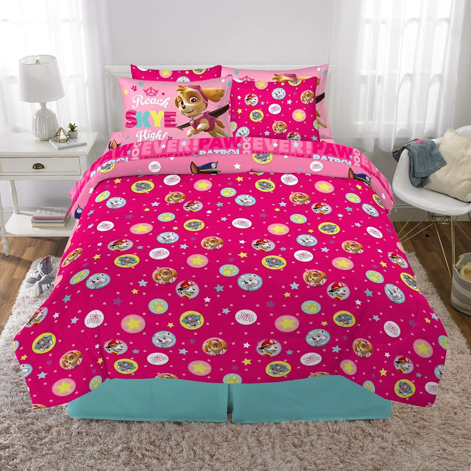 Conjunto de Ropa de Cama Paw Patrol Franco 7 Piezas Completo