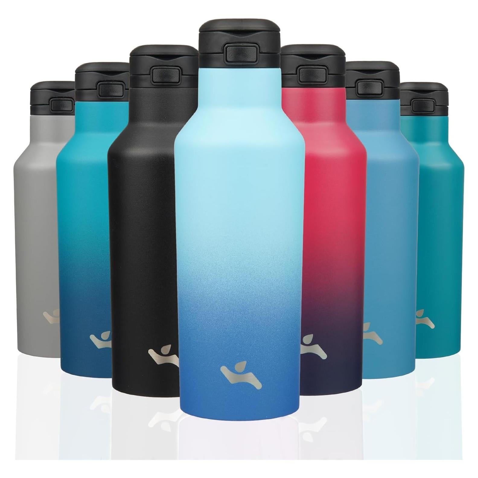 Botella de Agua Aislada Konokyo 0.5L Doble Pared Acero Inoxidable Cielo