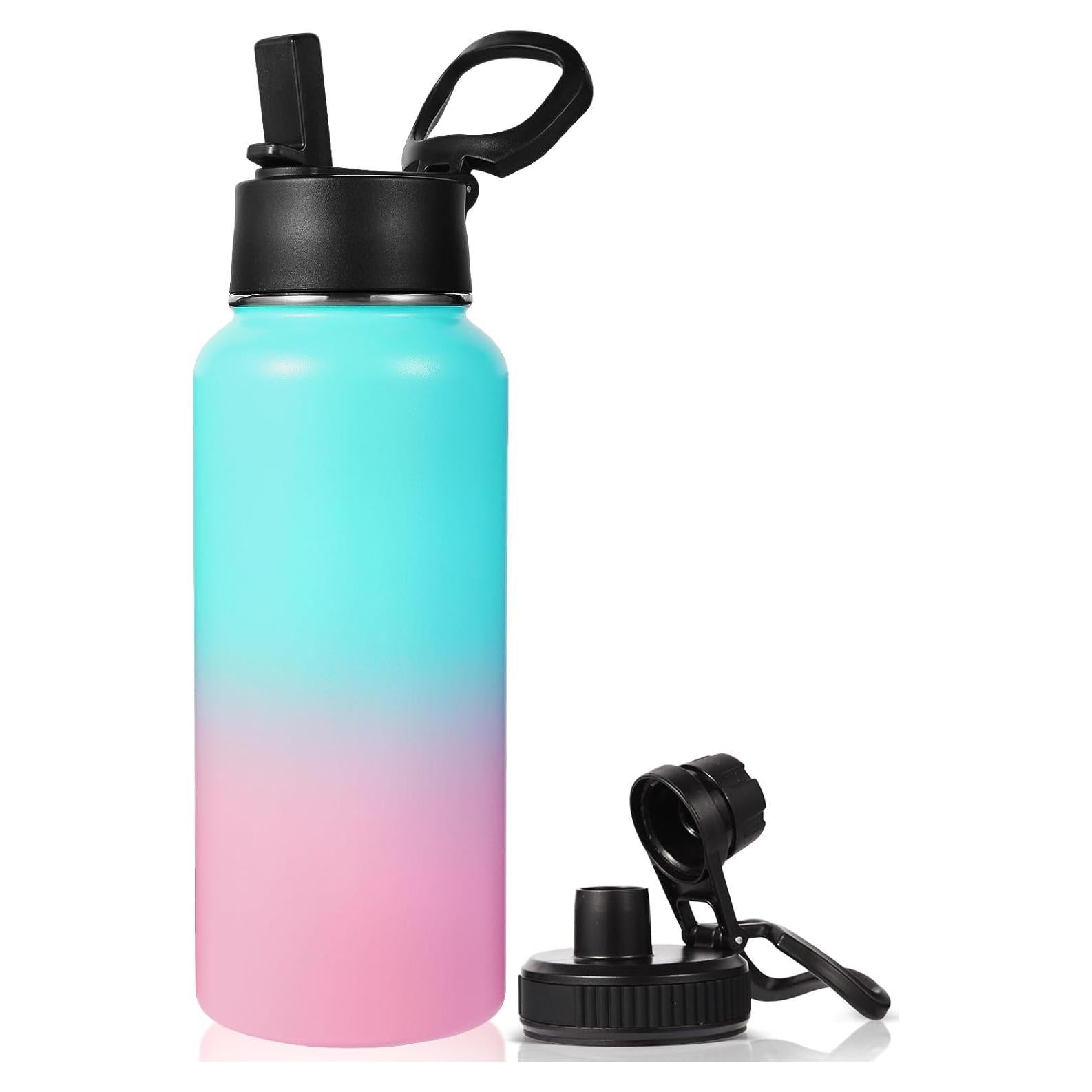 Botella de Agua Aislada Neihepal 32 oz Acero Inoxidable Doble Pared