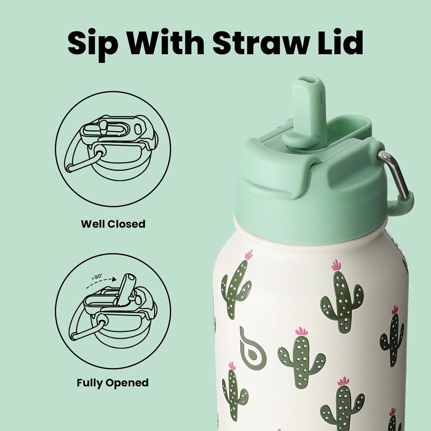 Botella de Agua Aislada 0.95L Acero Inoxidable BOTELLA BOTELLA