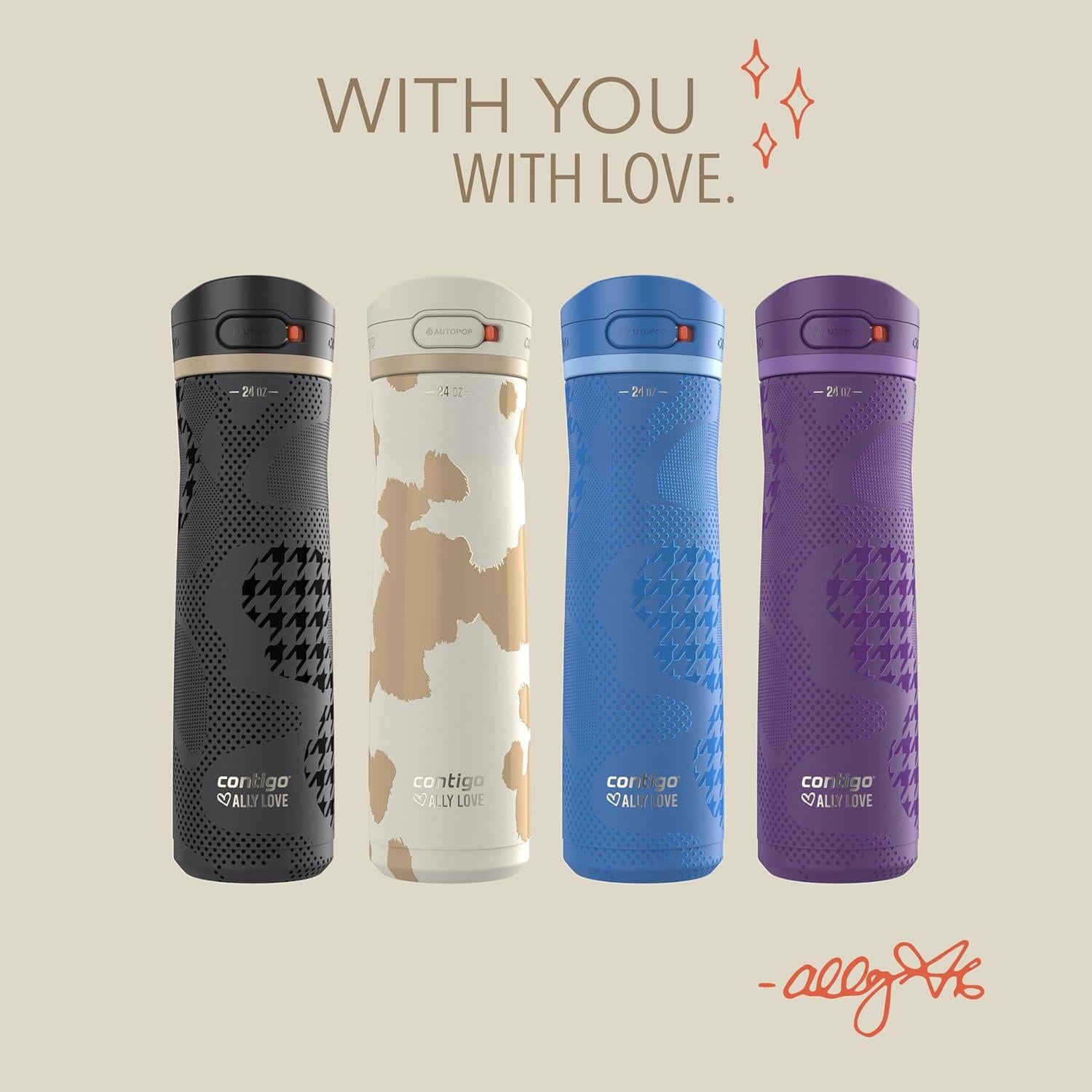 Botella de Agua Contigo Jackson Chill 2.0 710 ml Violeta