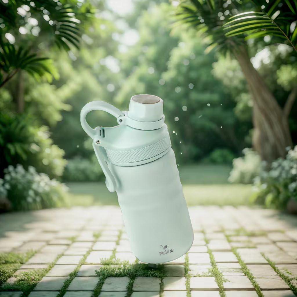 Botella de Agua Melow KidsTumbler 354 ml Acero Inoxidable Azul