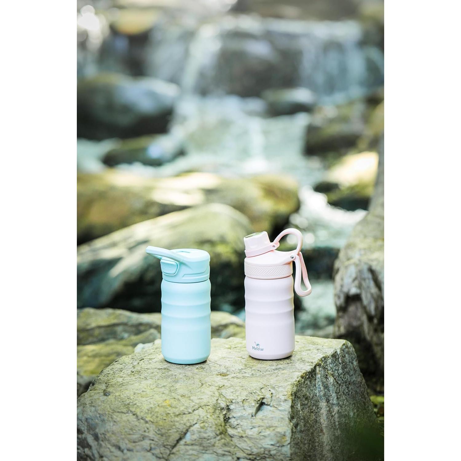 Botella de Agua Melow KidsTumbler 354 ml Acero Inoxidable Azul