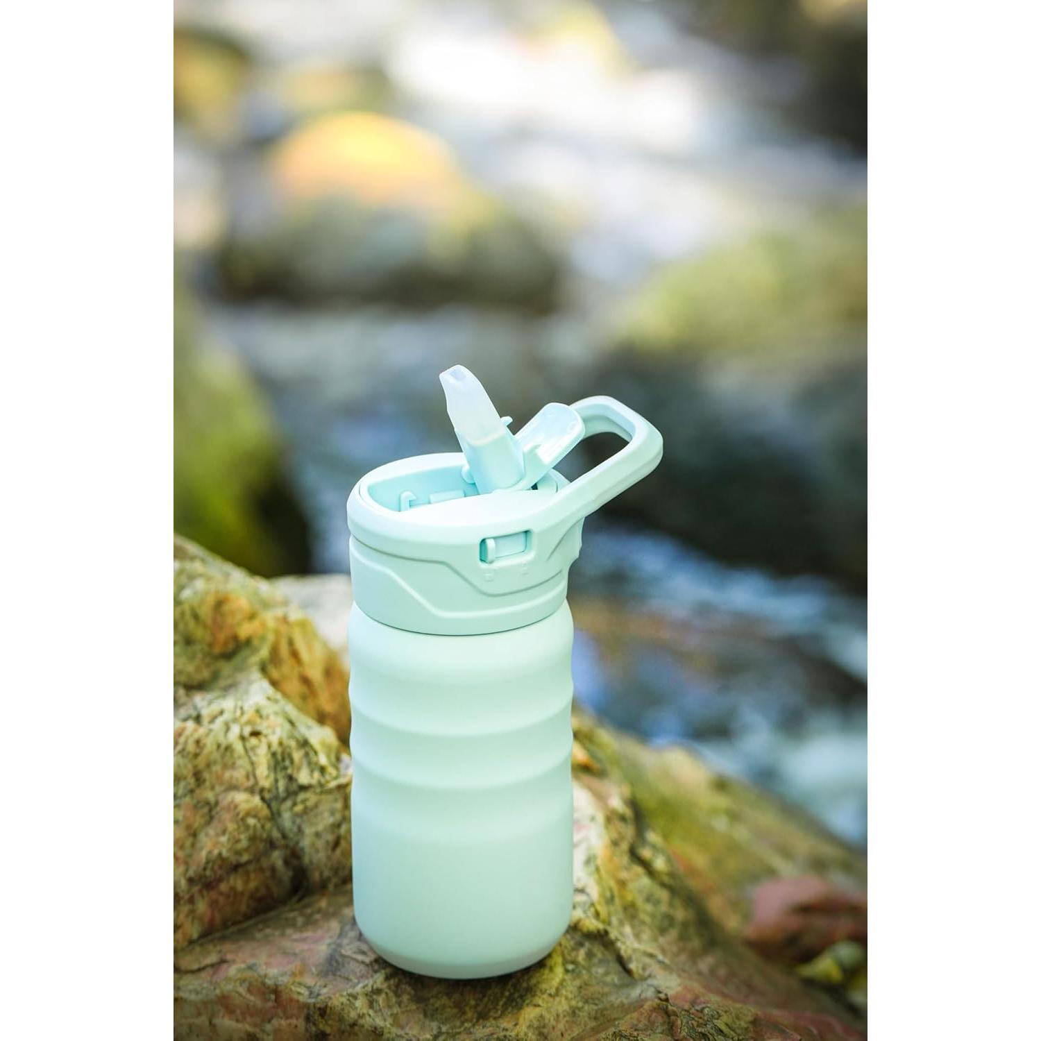 Botella de Agua Melow KidsTumbler 354 ml Acero Inoxidable Azul