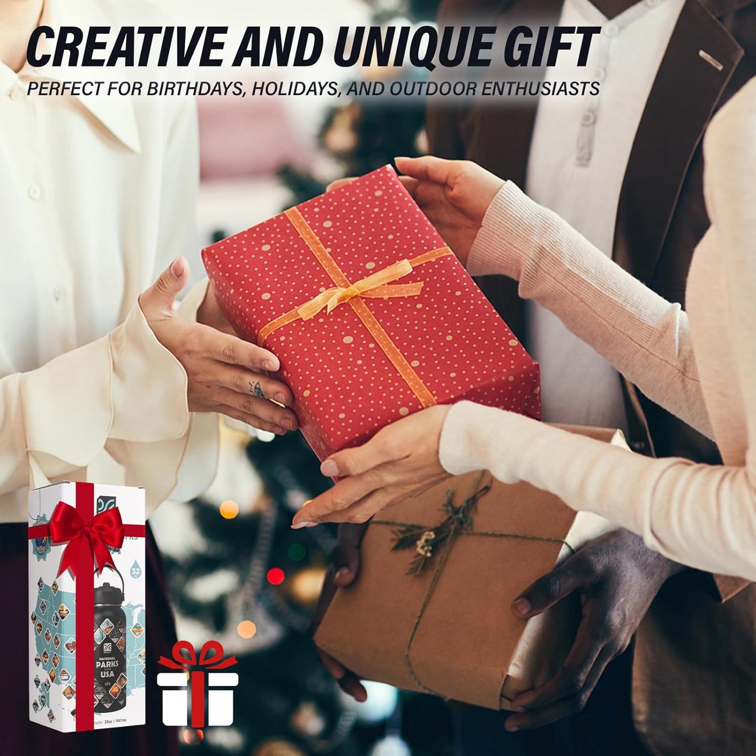 Botella de Agua Aislada DYSANKY 32 oz Acero Inoxidable Amarillo