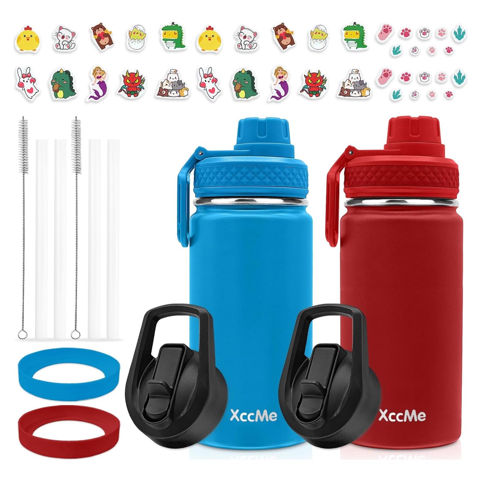 Botella de Agua para Niños XccMe 473 ml Acero Inoxidable