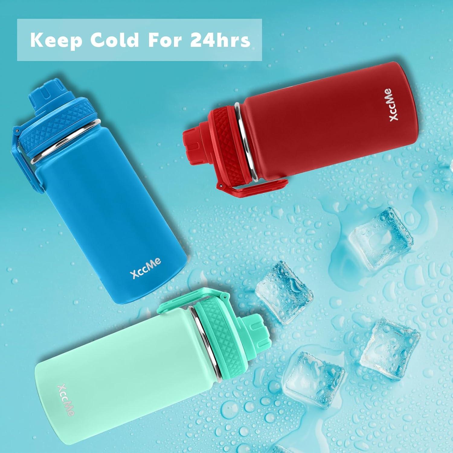 Botella de Agua para Niños XccMe 473 ml Acero Inoxidable