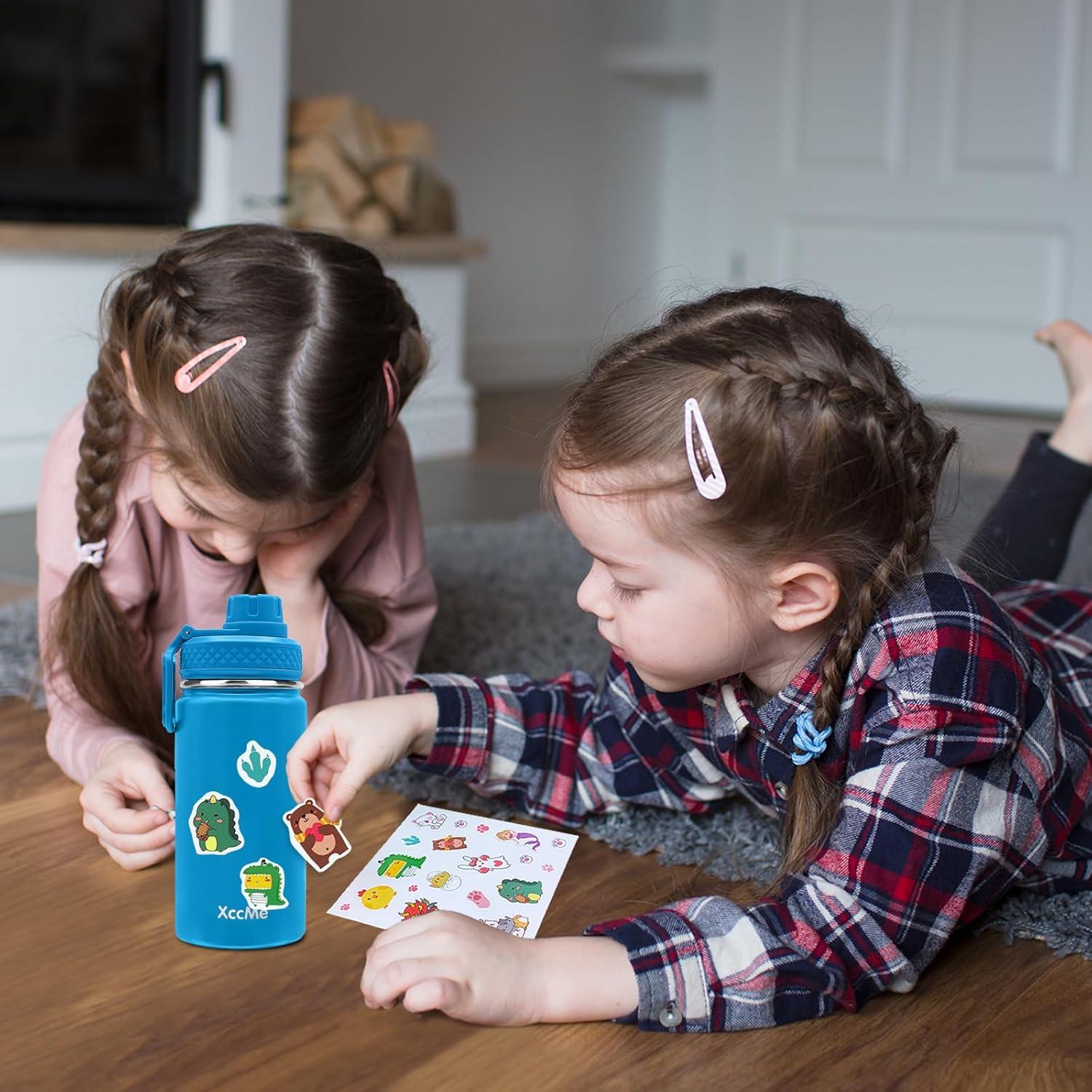 Botella de Agua para Niños XccMe 473 ml Acero Inoxidable