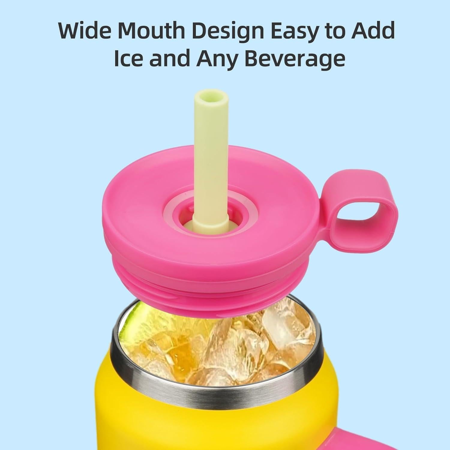 Vaso Aislado BJPKPK 1.42L Acero Inoxidable Arcoíris con Asa