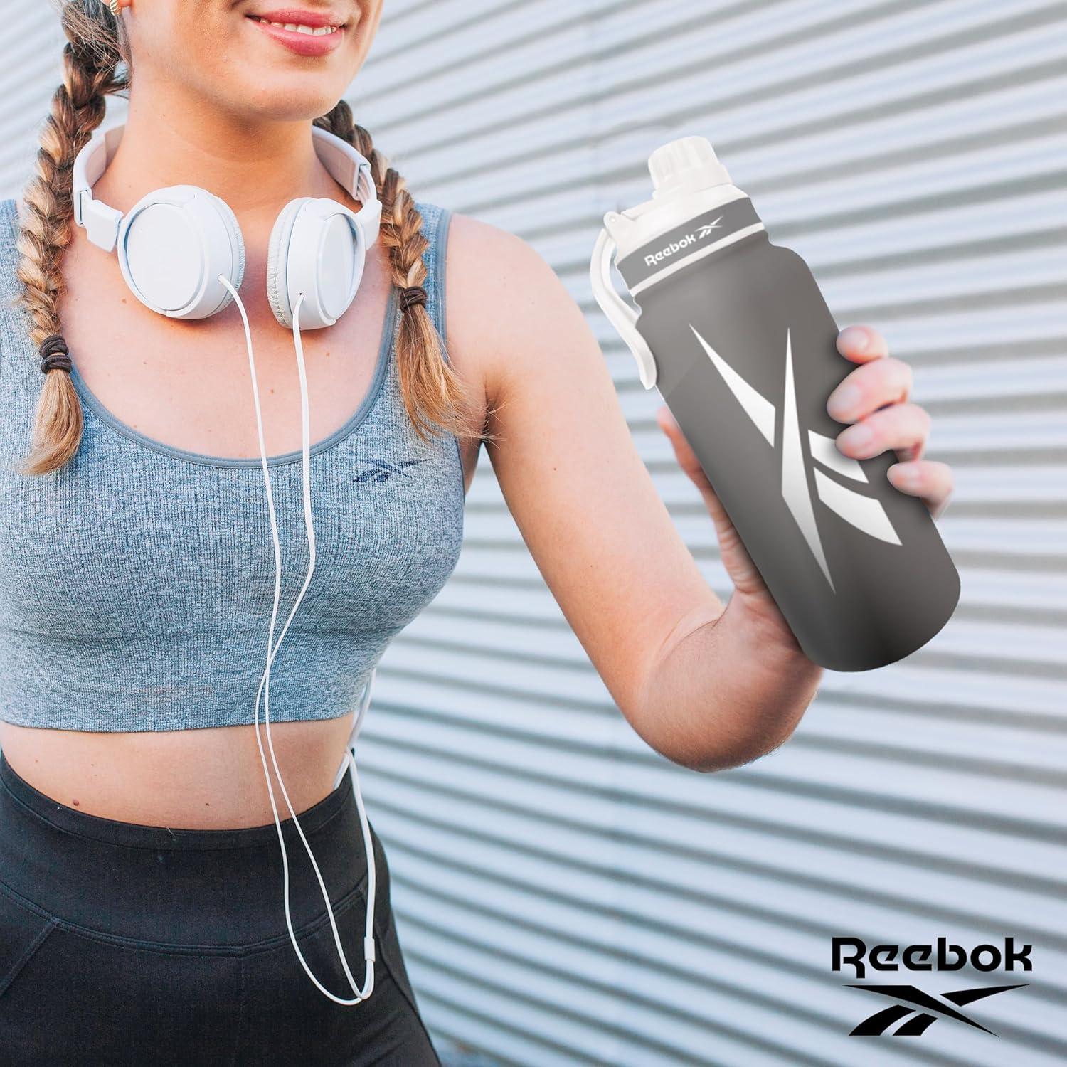 Botella de Agua Aislada Reebok 1.18 L Acero Inoxidable Gris