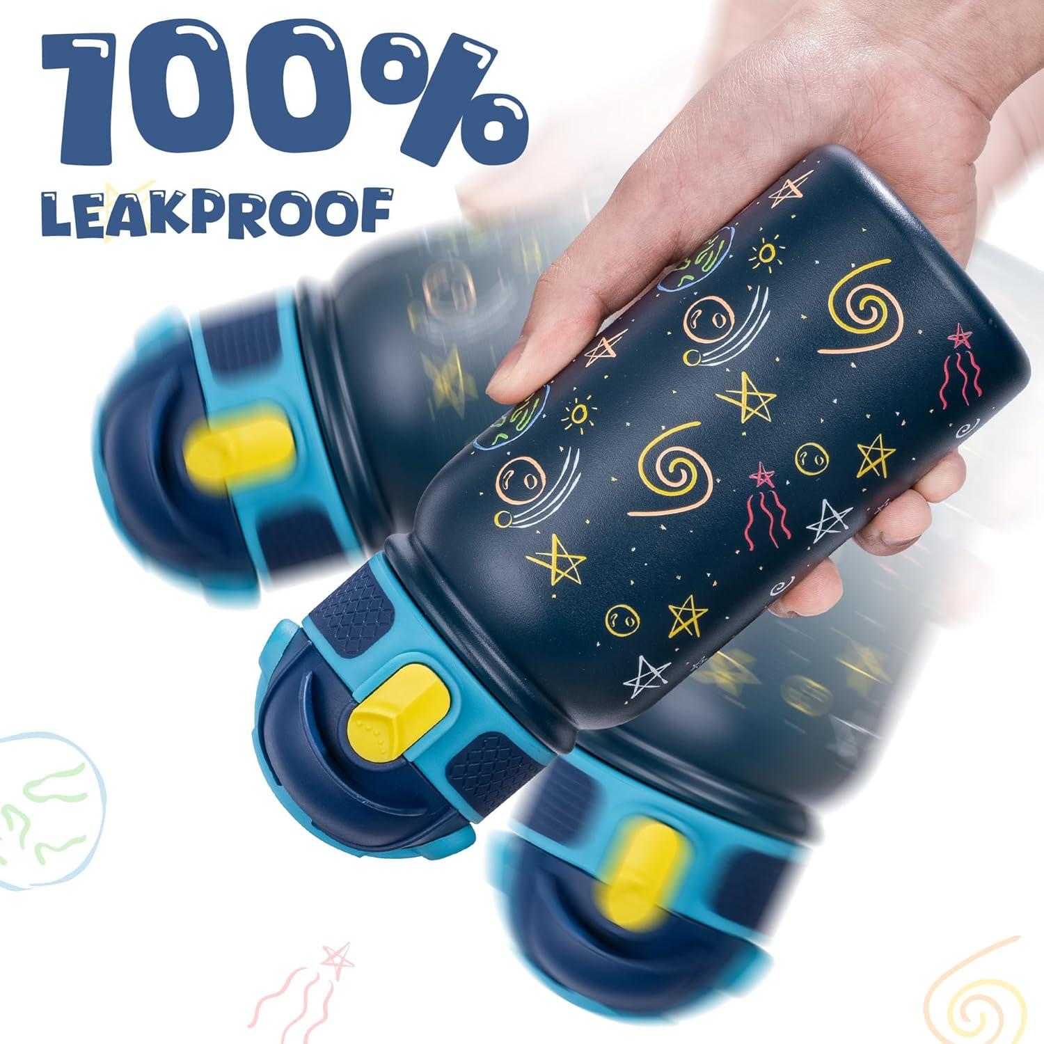 Botella de Agua Oldley 12oz Acero Inoxidable Niños Cielo Marino