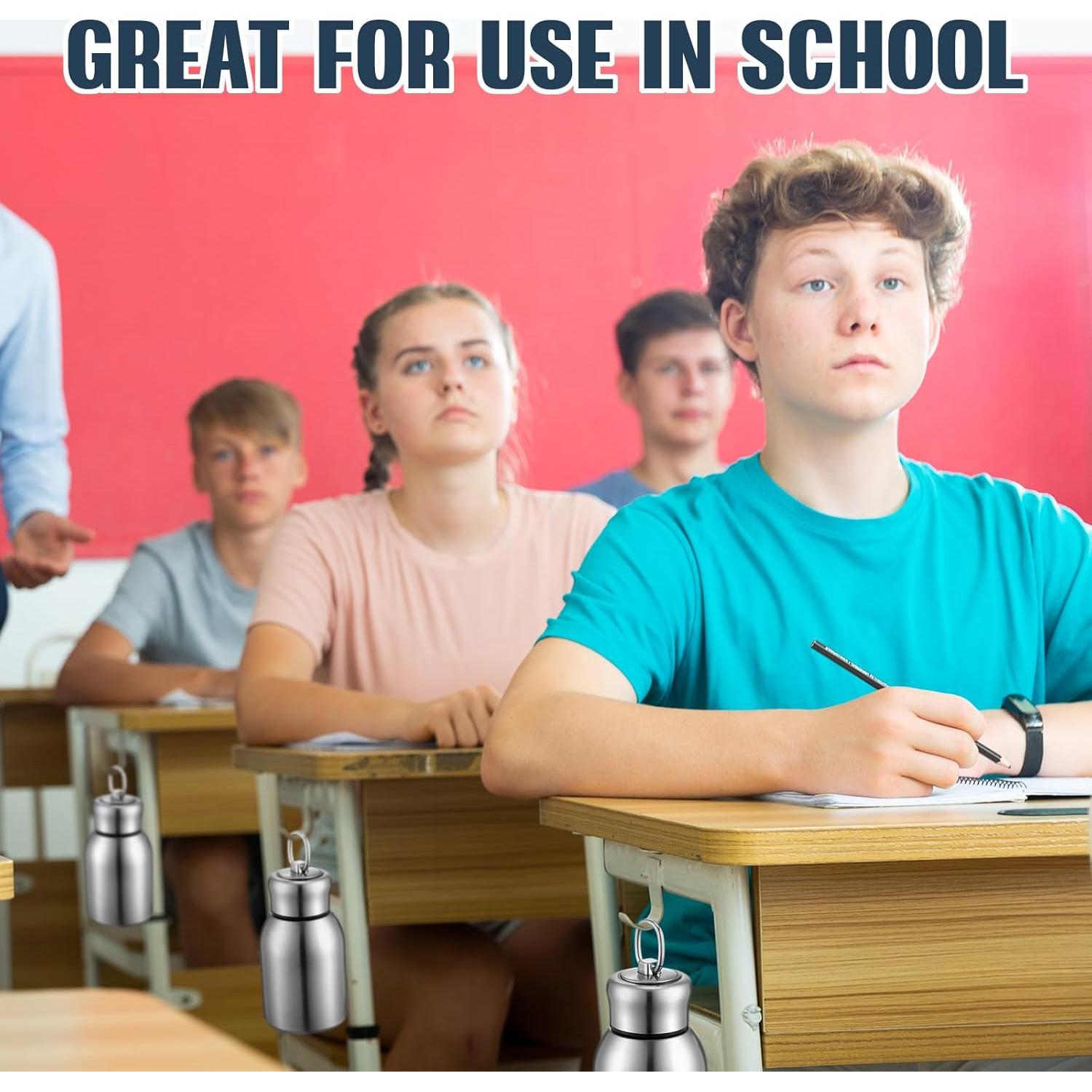 Botellas de Agua Mifoci 300ml Acero Inoxidable Aisladas 2 Pcs