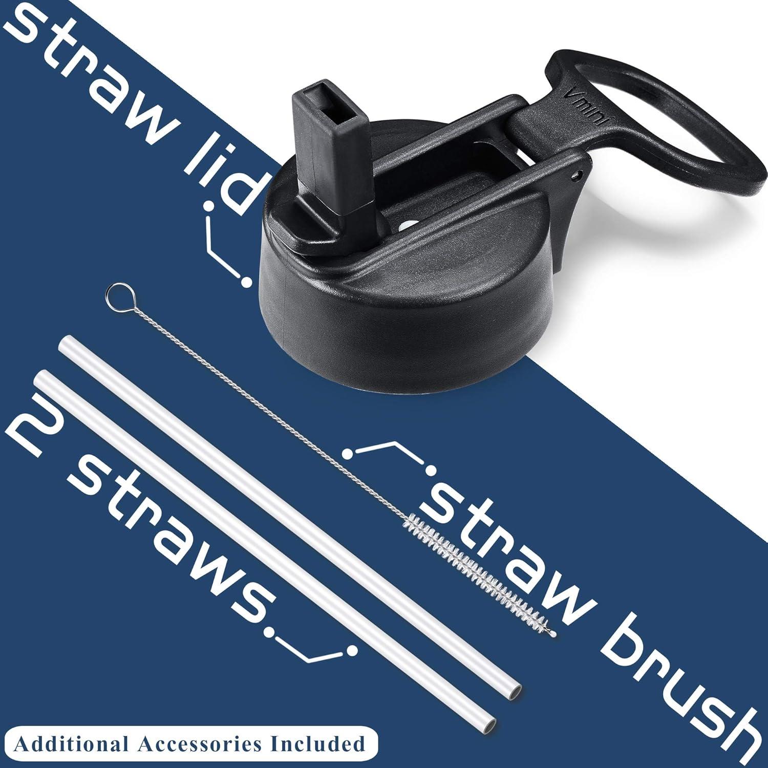 Botella de Agua Vmini 40 oz Acero Inoxidable Aislada Azul