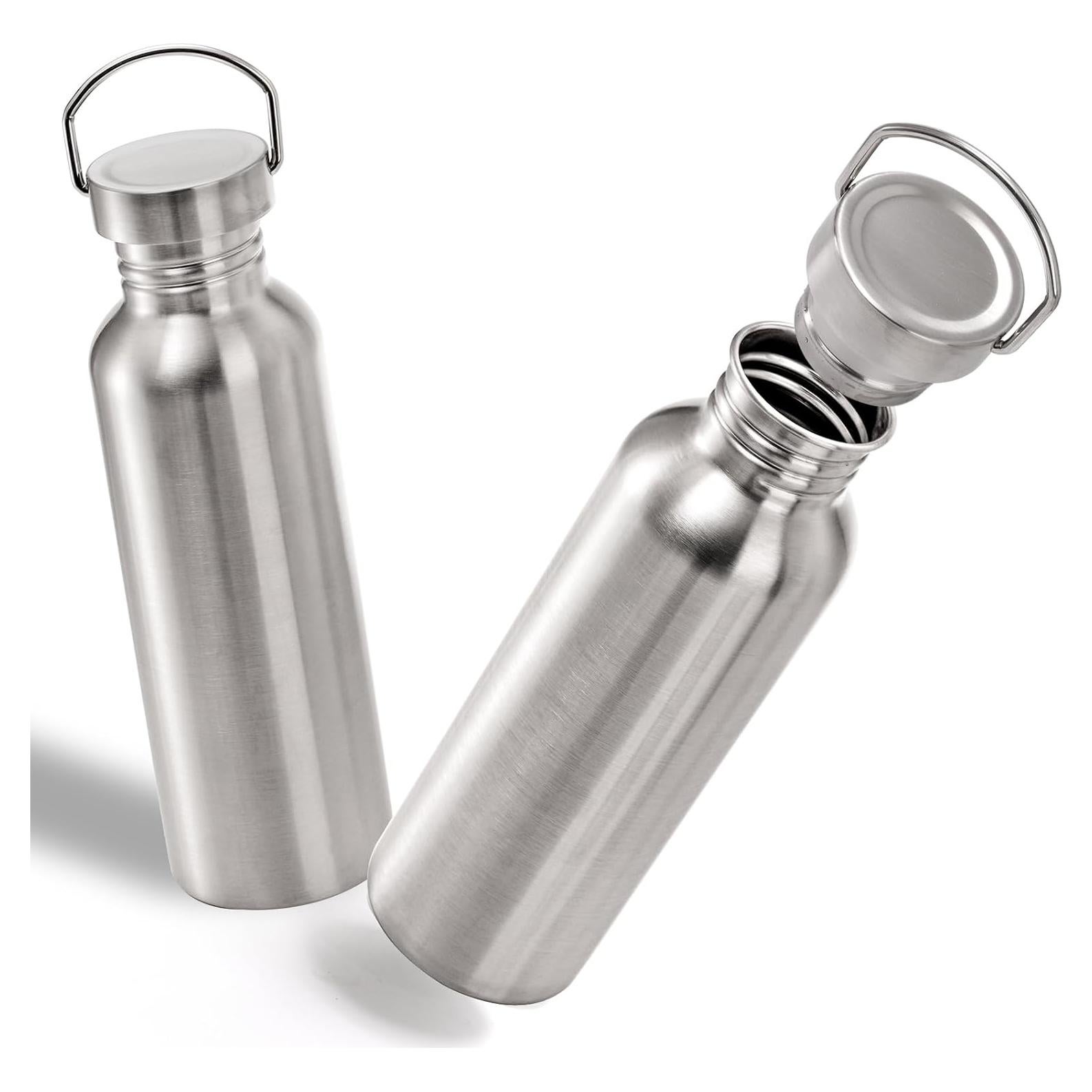 Yopay 2 Botellas de Agua Deportivas Acero Inoxidable 750ml