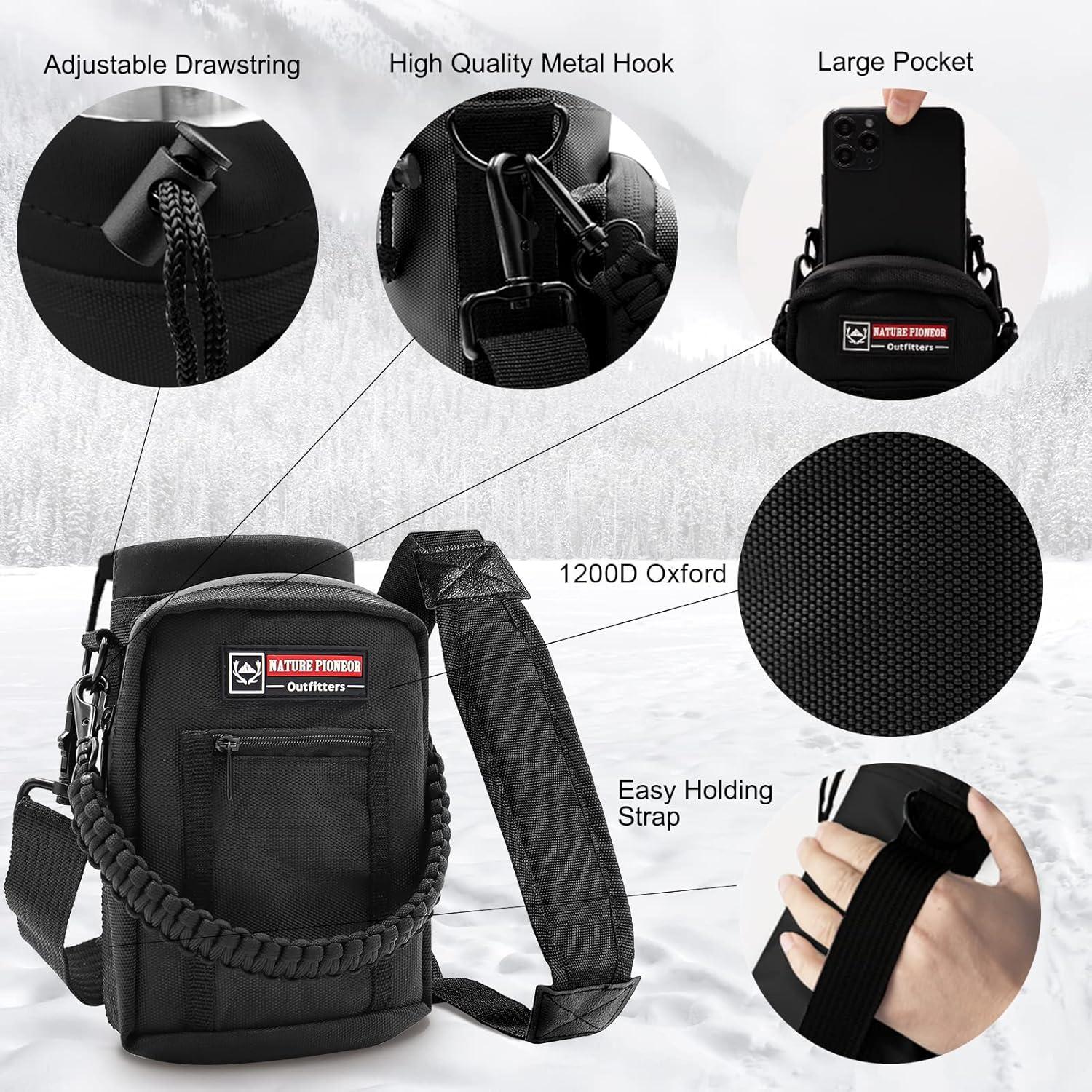 Botella de Agua Aislada NATURE PIONEOR 32oz con Popote