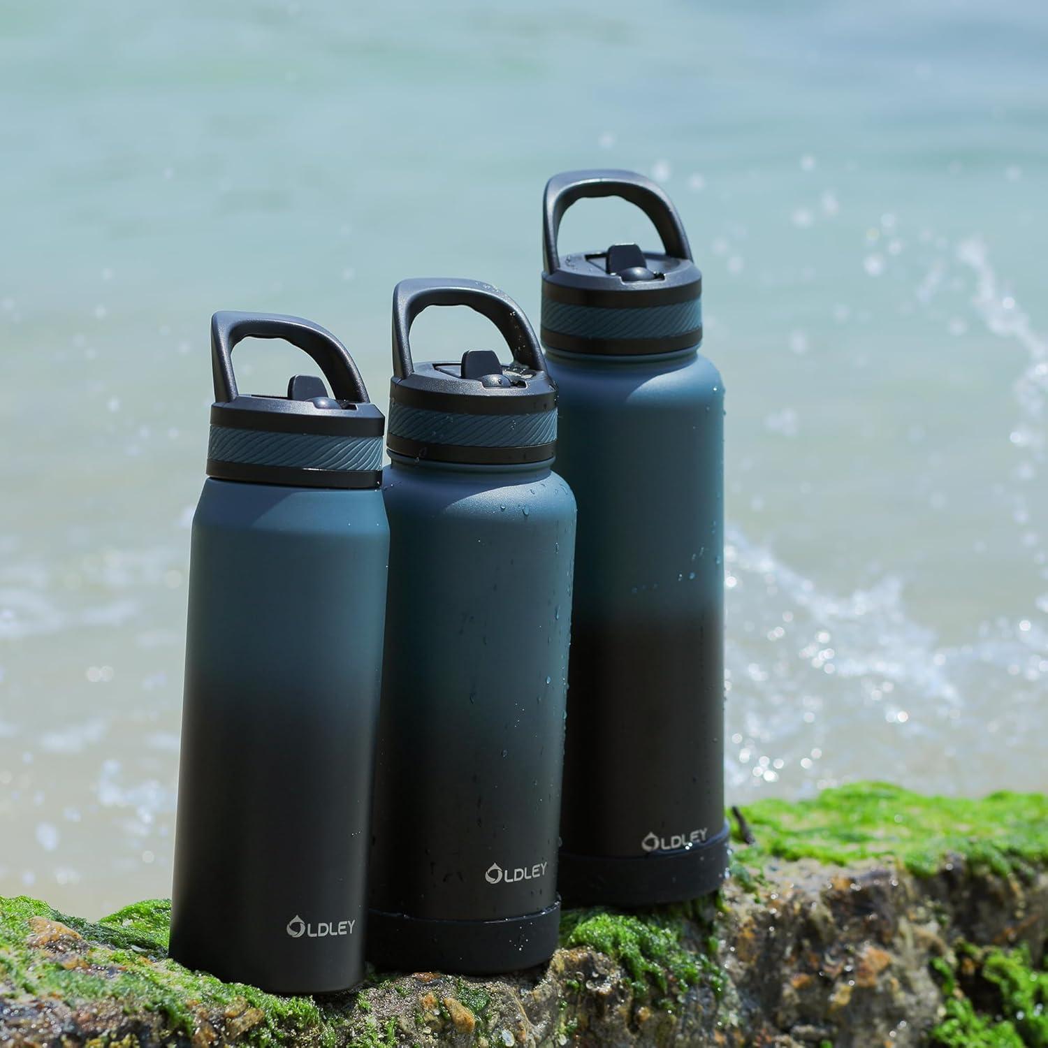 Botella de Agua Aislada OLDLEY 1.18L Acero Inoxidable Lavanda