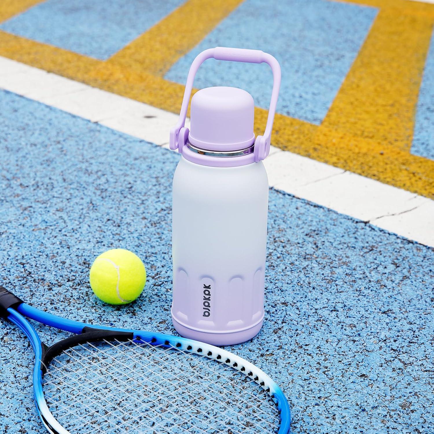 Botella de Agua Térmica BJPKPK 40oz Acero Inoxidable Verde Militar