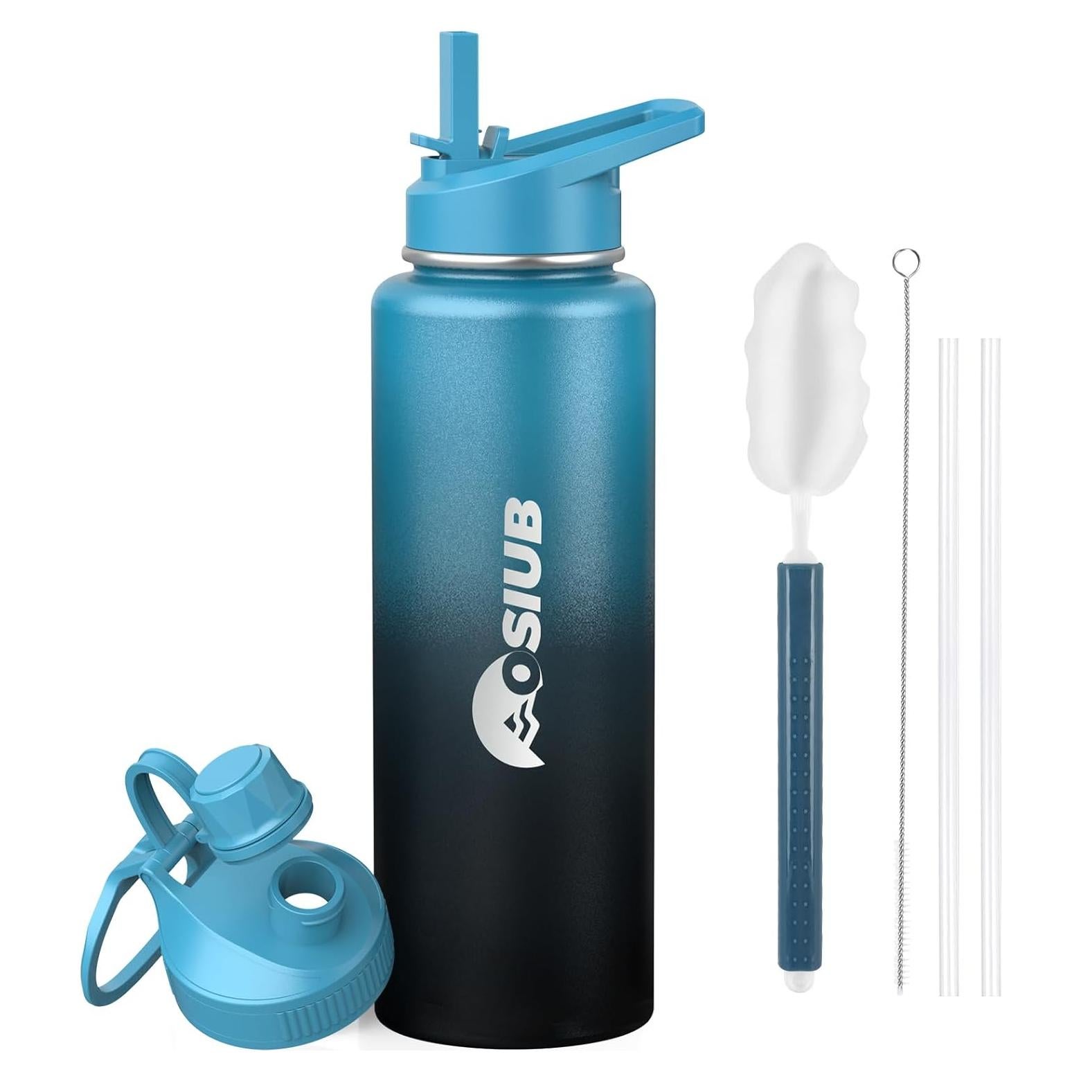 Botella de Agua Aislada OSIUB 40 oz Acero Inoxidable Frío 48h