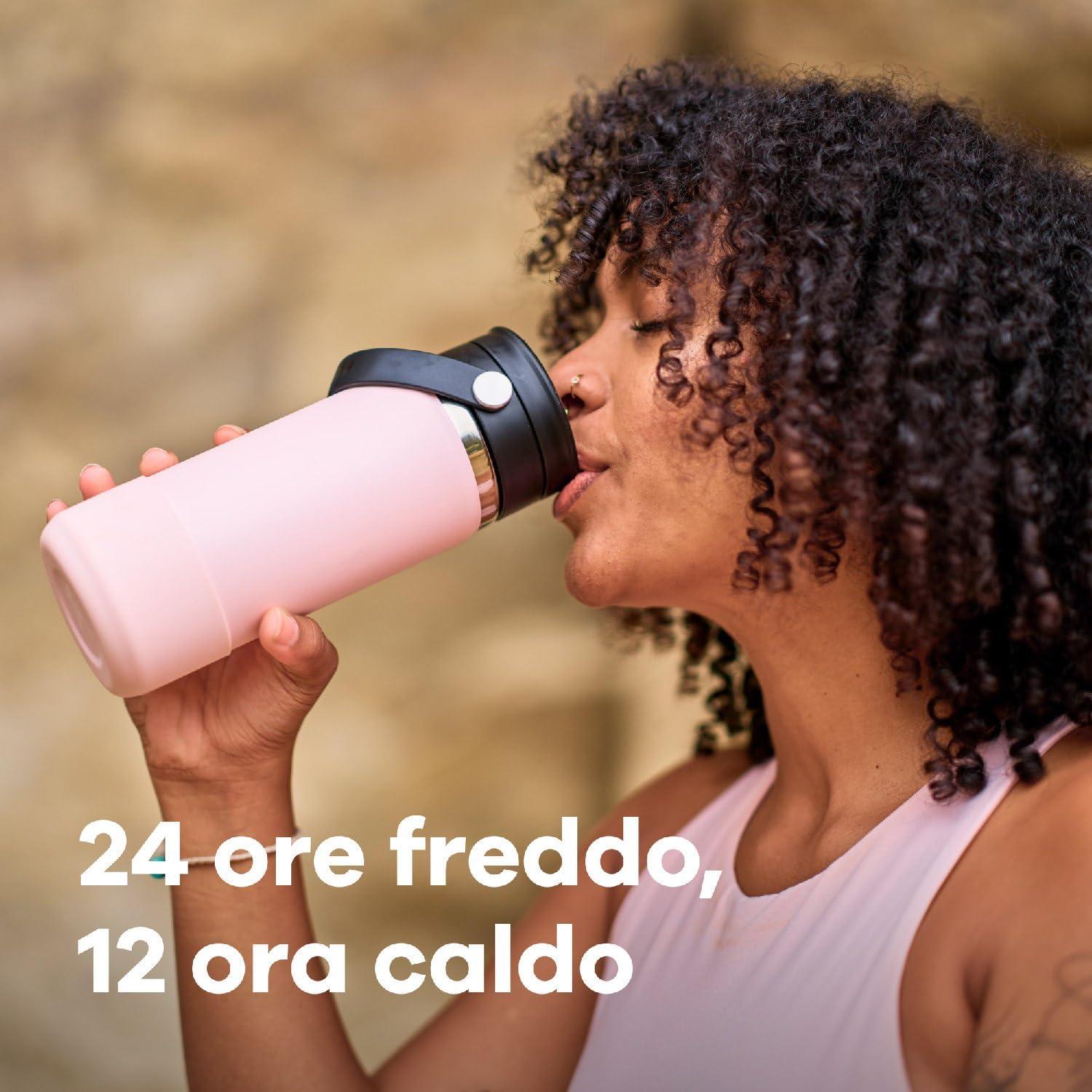 Botella de Agua Aislada Hydro Flask 16 Oz Flex Sip Abeto