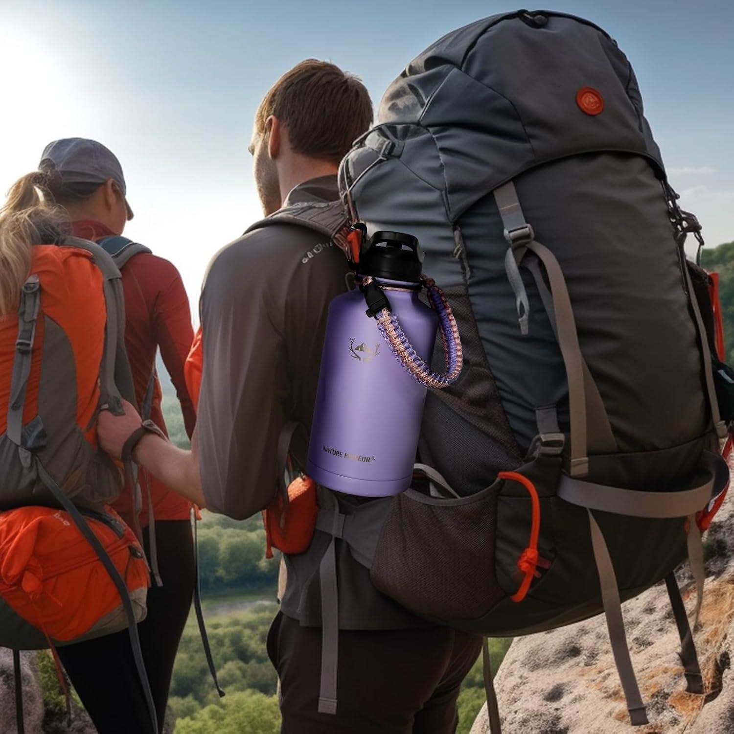 Botella de Agua Aislada NATURE PIONEOR 1.89L Acero Inoxidable