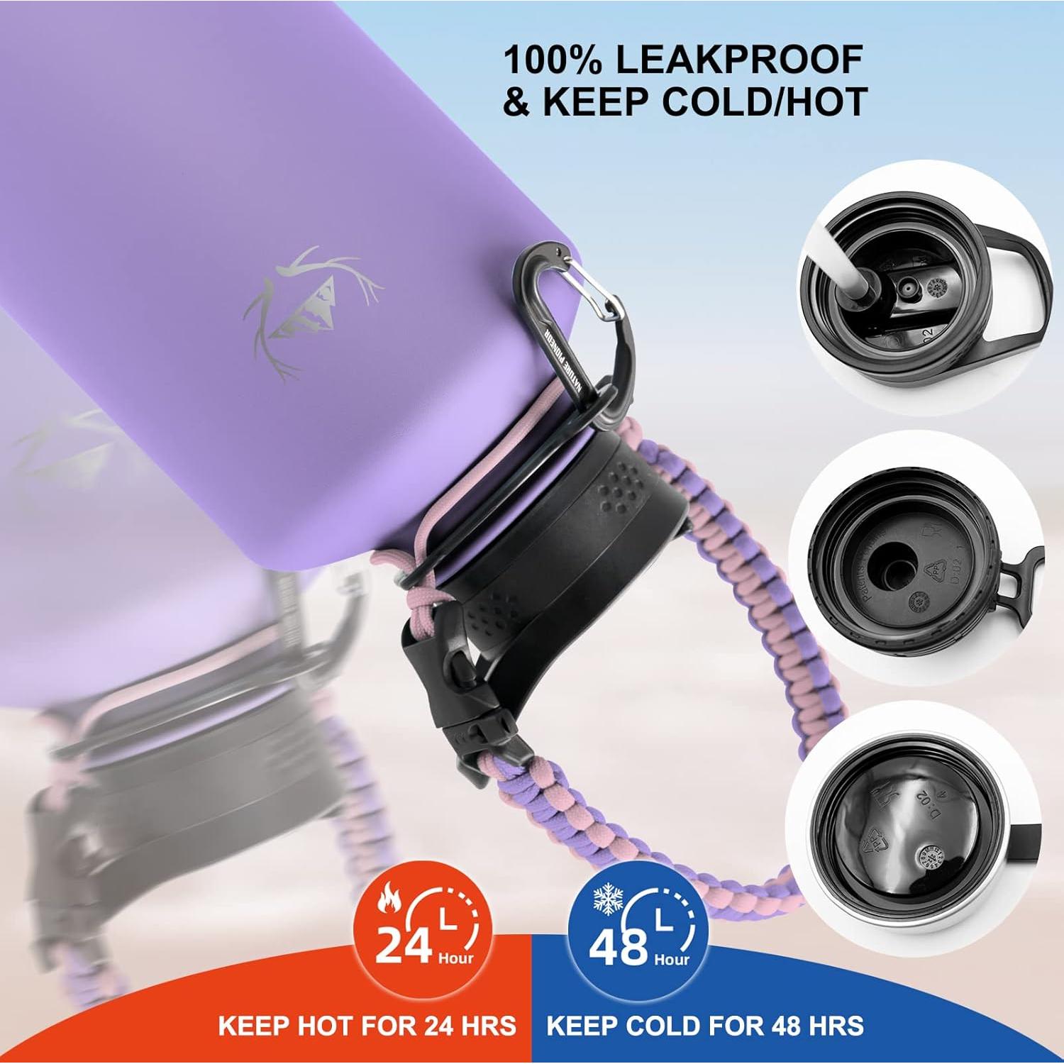 Botella de Agua Aislada NATURE PIONEOR 1.89L Acero Inoxidable