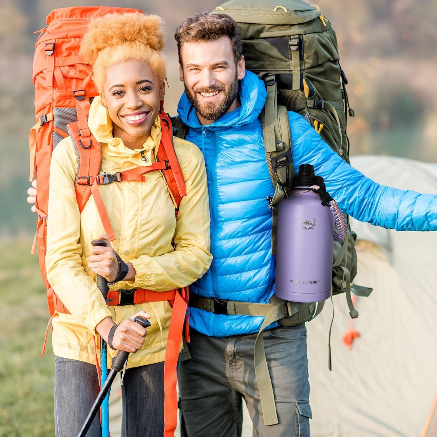 Botella de Agua Aislada NATURE PIONEOR 1.89L Acero Inoxidable