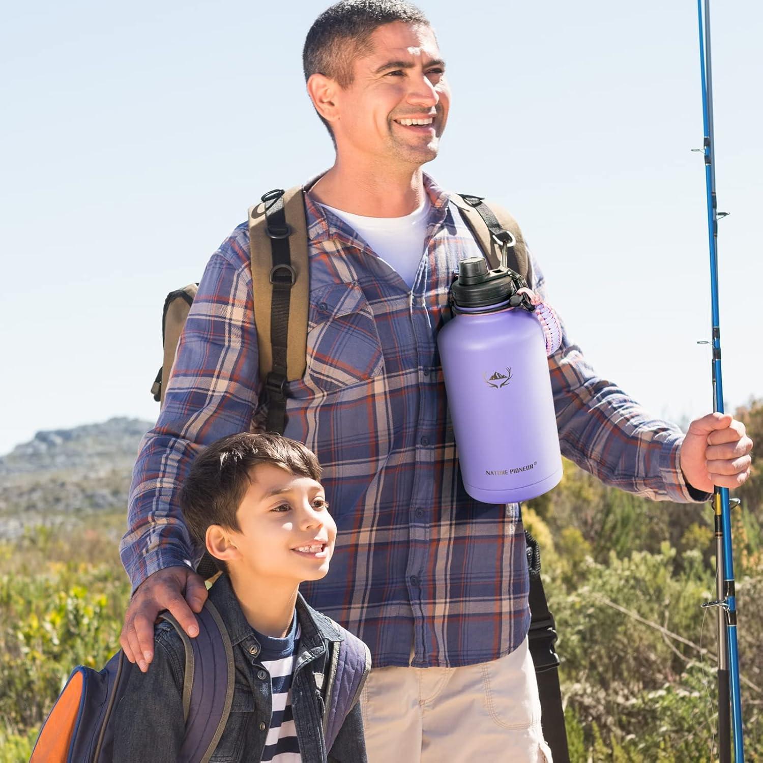 Botella de Agua Aislada NATURE PIONEOR 1.89L Acero Inoxidable