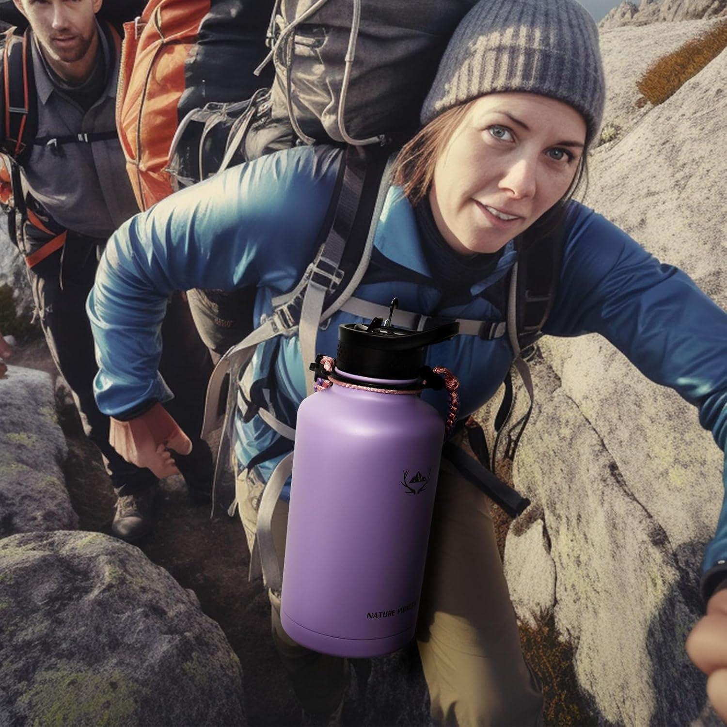 Botella de Agua Aislada NATURE PIONEOR 1.89L Acero Inoxidable