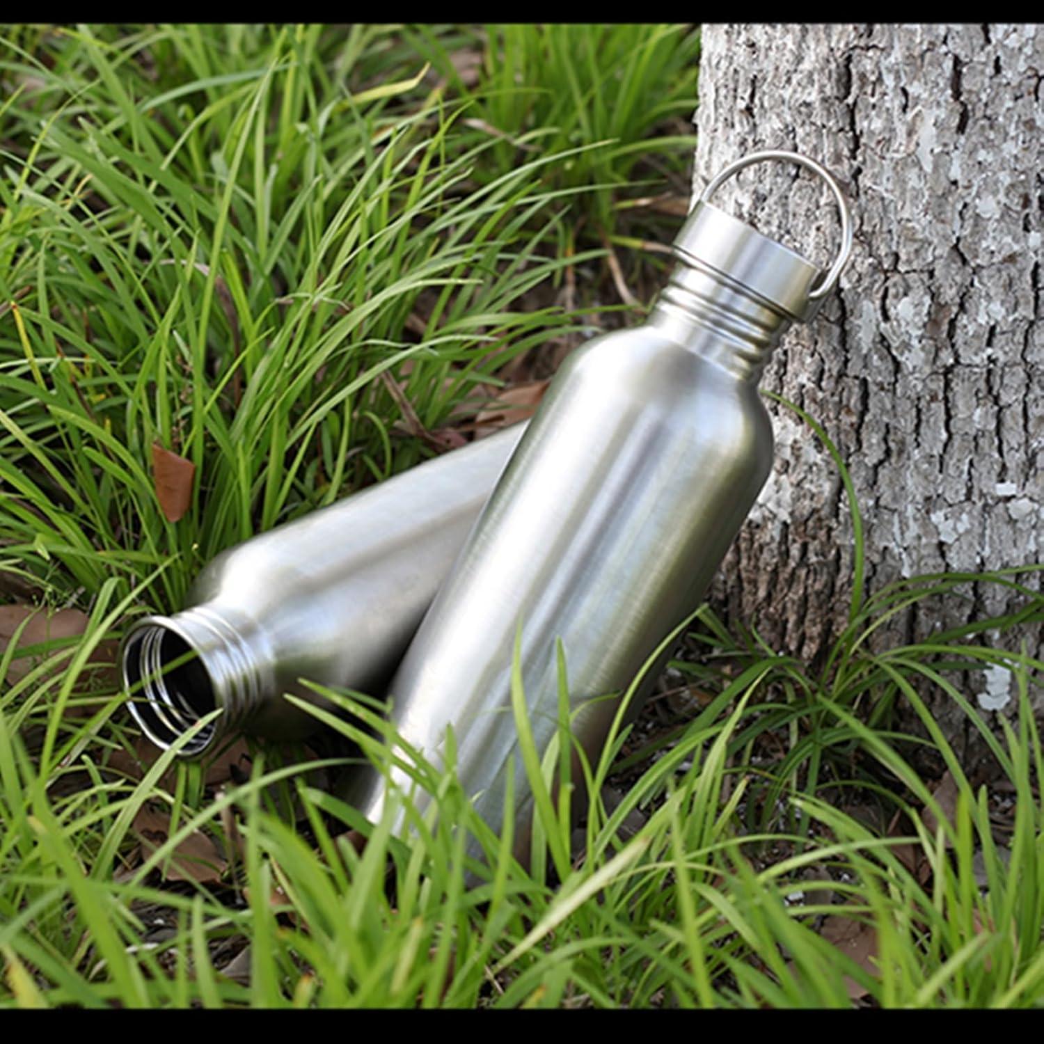 Set de 2 Botellas de Agua Deportivas LyyGuanYoo 750ml Acero Inoxidable