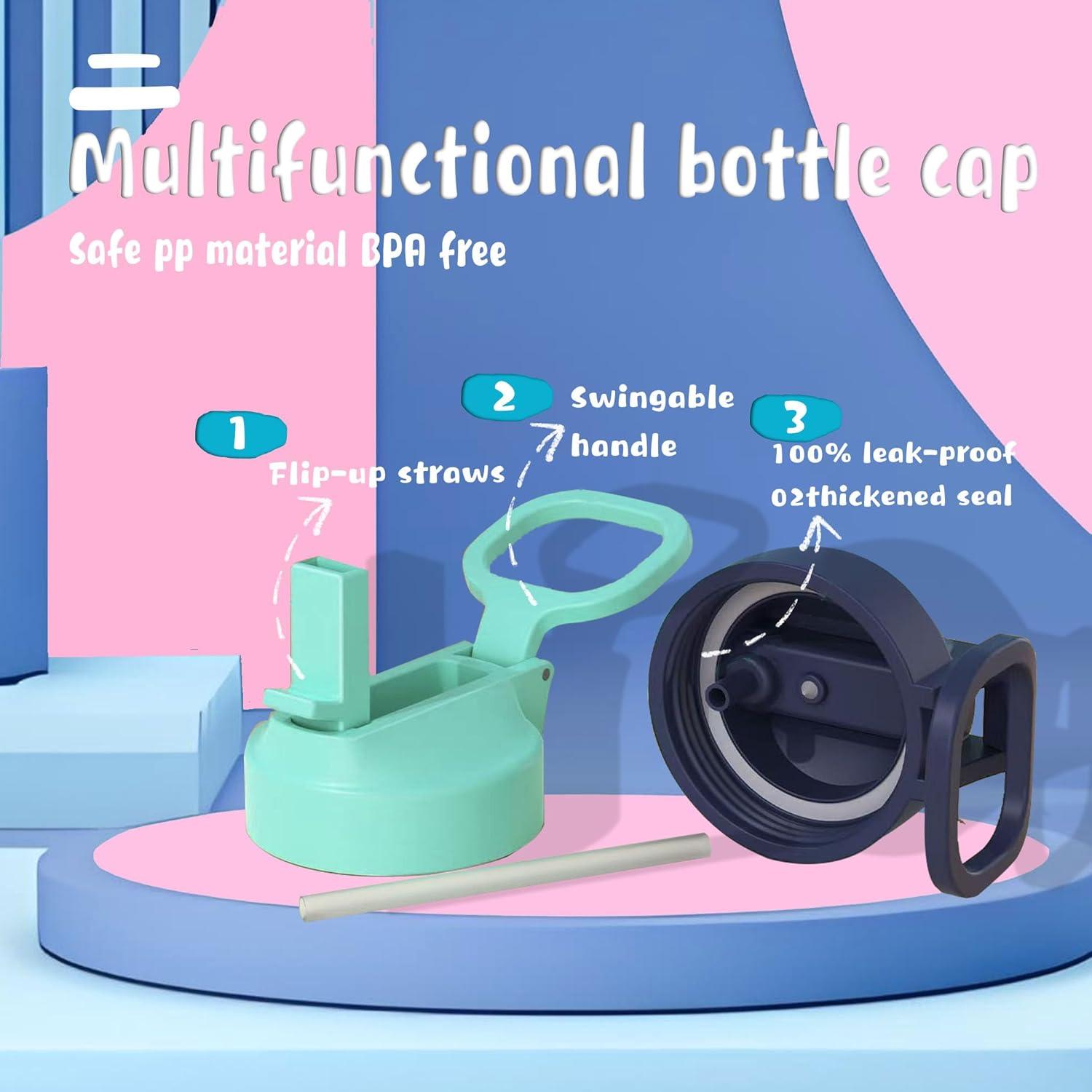 Botella de Agua Aislada SAPVRIT 12oz Acero Inoxidable Azul