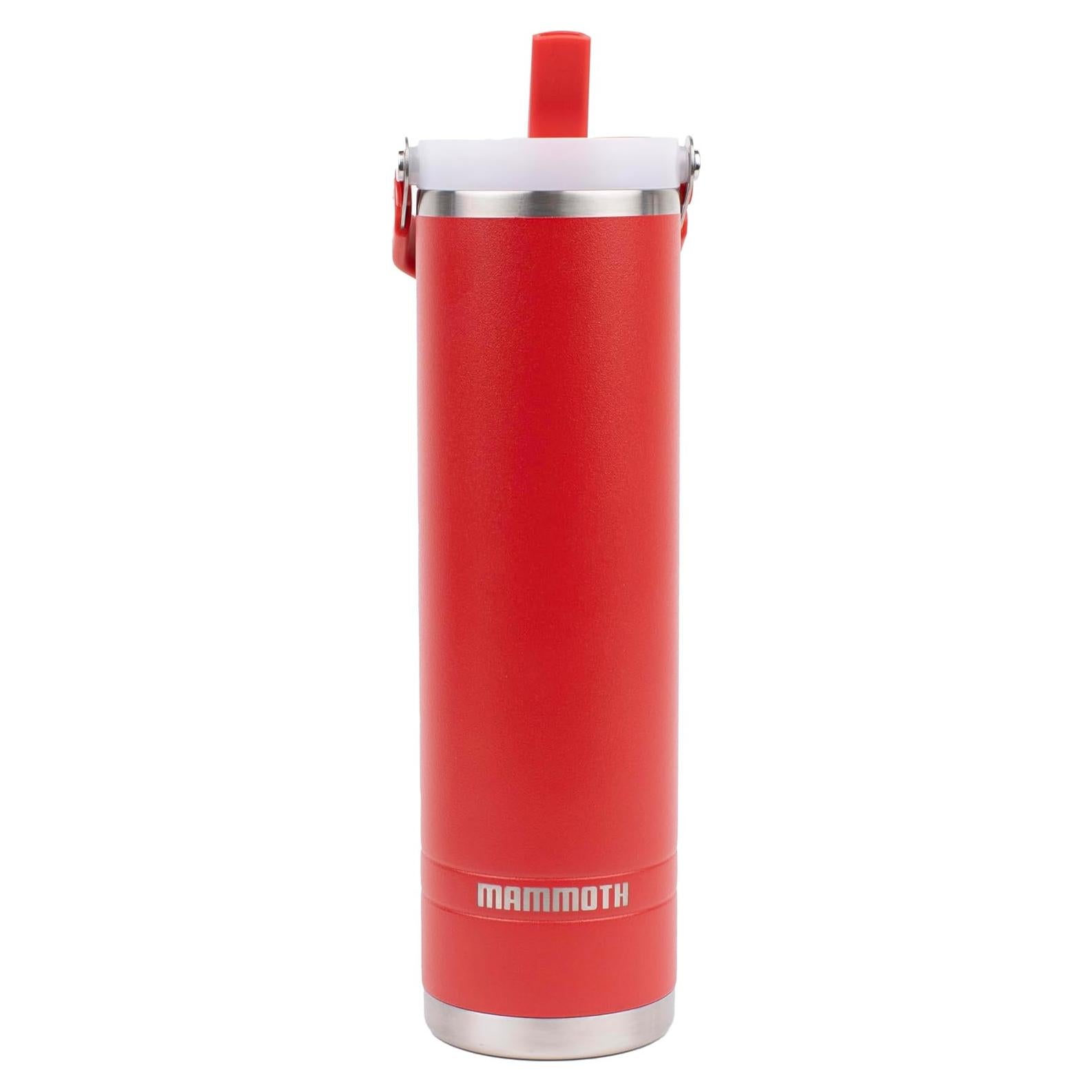 Vaso Aislado Mamut Ascent 20 oz Rojo con Popote y Asa