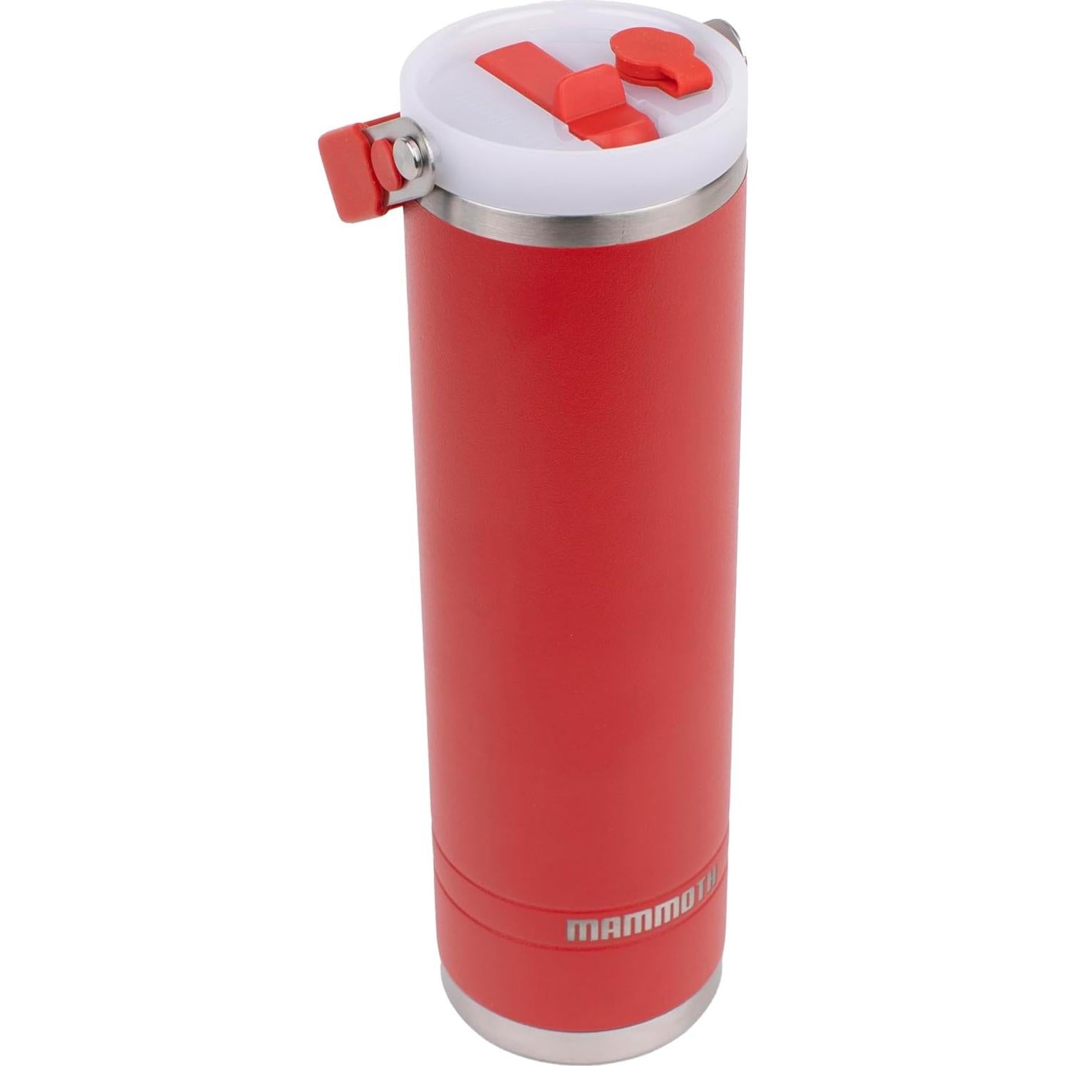 Vaso Aislado Mamut Ascent 20 oz Rojo con Popote y Asa
